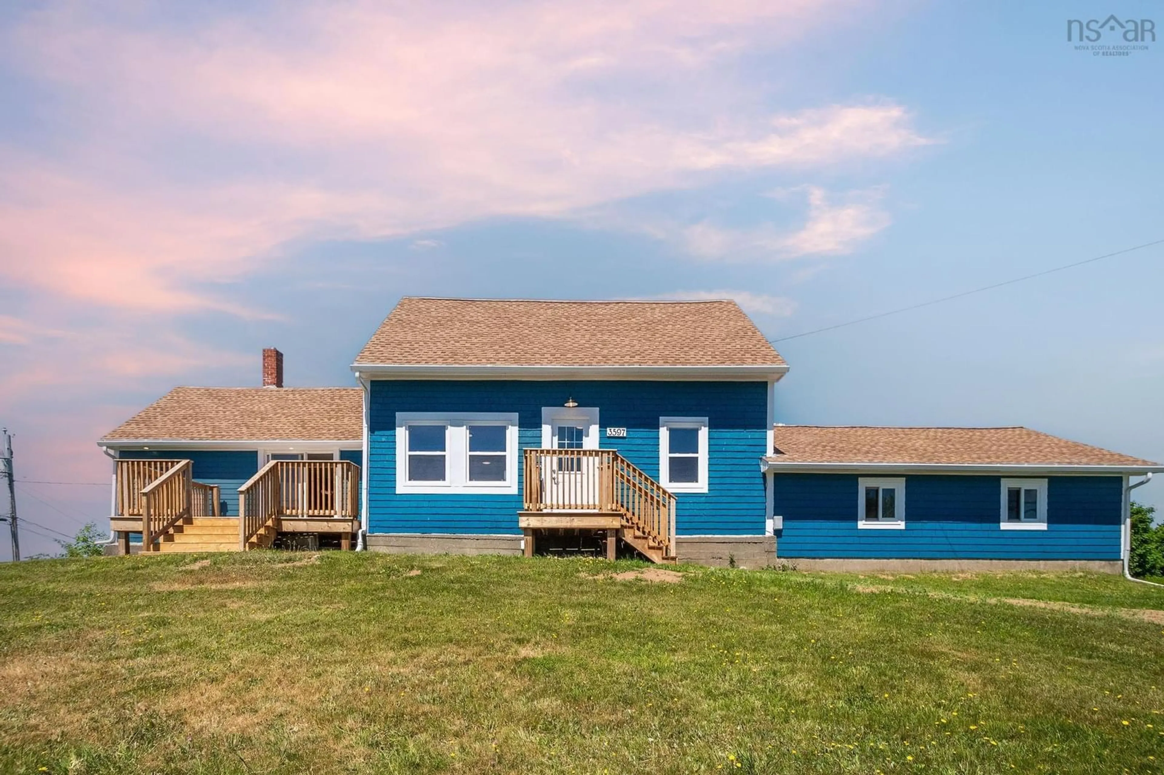 A pic from outside/outdoor area/front of a property/back of a property/a pic from drone, unknown for 3597 Second Division Rd, Concession Nova Scotia B0W 1M0