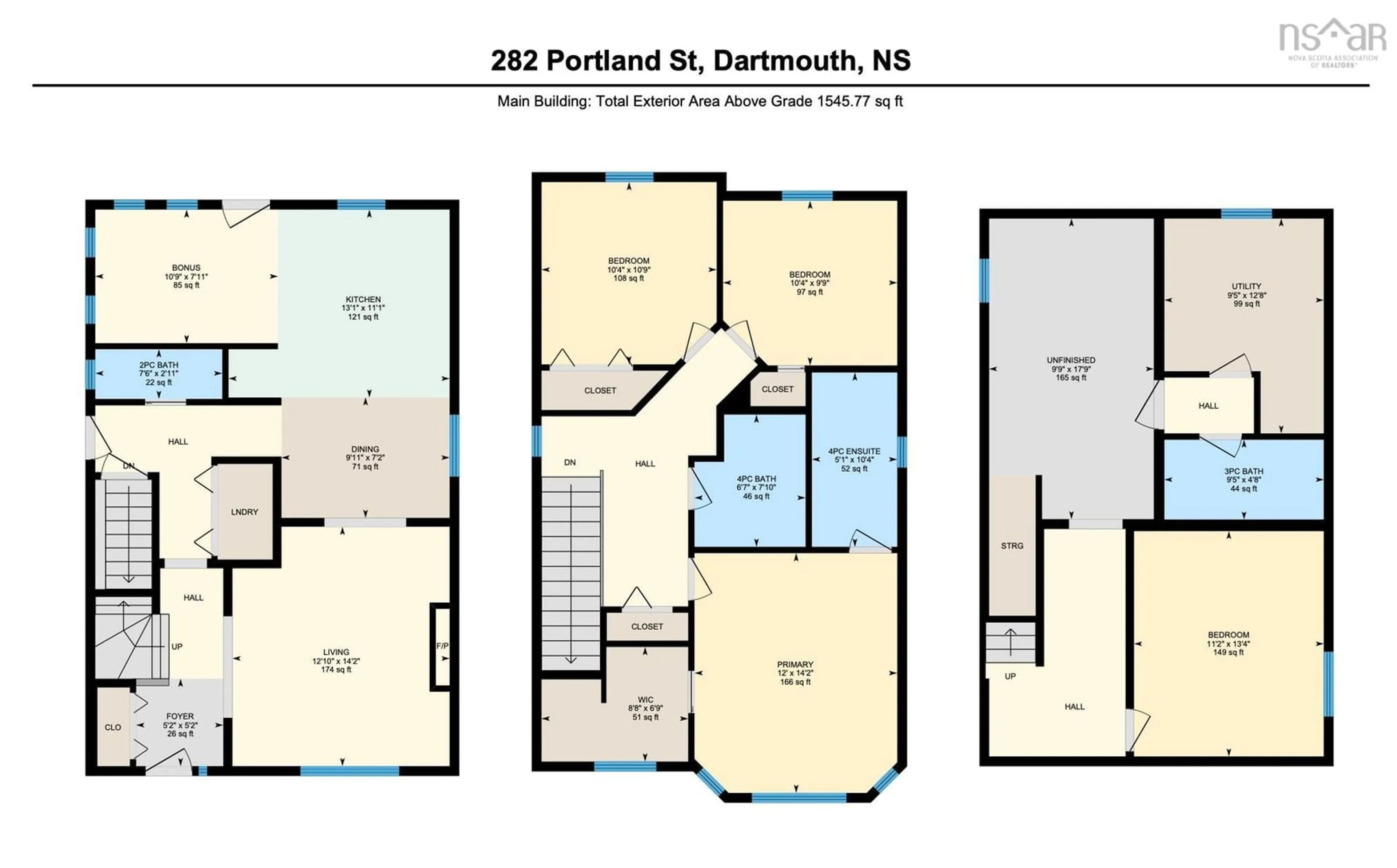 Floor plan for 282 Portland Street, Dartmouth Nova Scotia B2Y 1J9