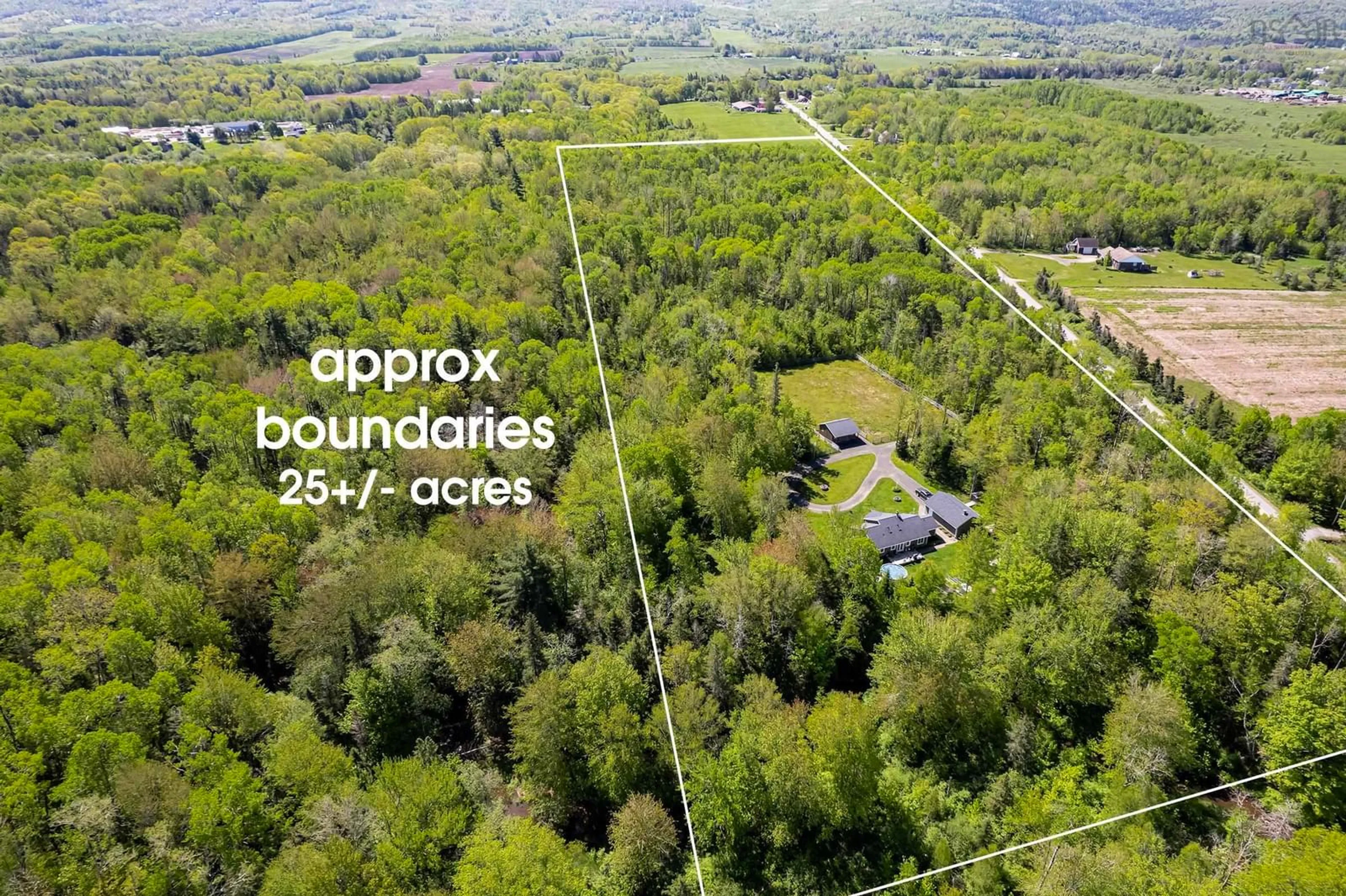 A pic from outside/outdoor area/front of a property/back of a property/a pic from drone, forest/trees view for 188 Fitch Rd, Lawrencetown Nova Scotia B0S 1M0