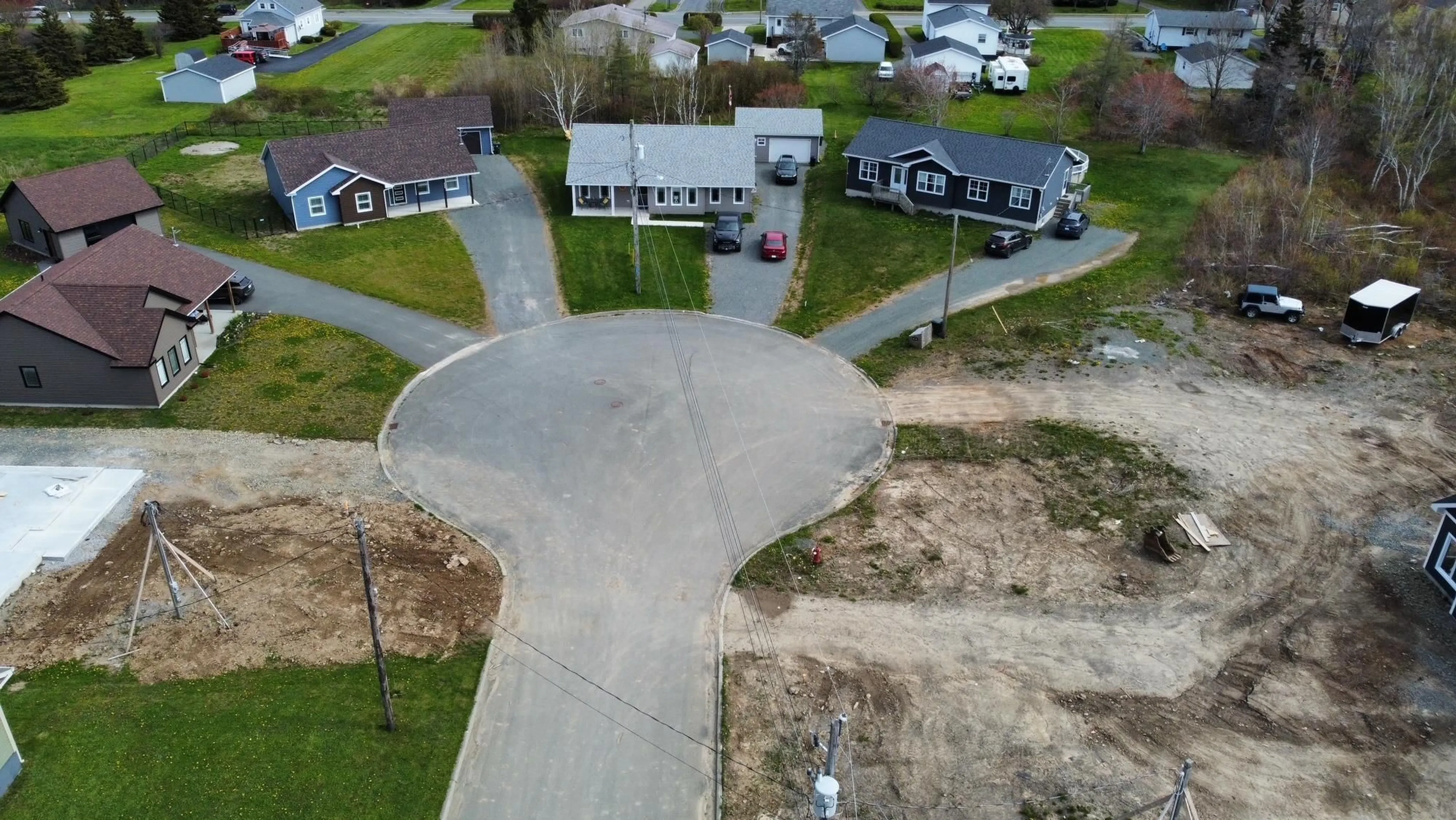 A pic from outside/outdoor area/front of a property/back of a property/a pic from drone, street for 87 Maplewood Dr, Glace Bay Nova Scotia B1A 0B3