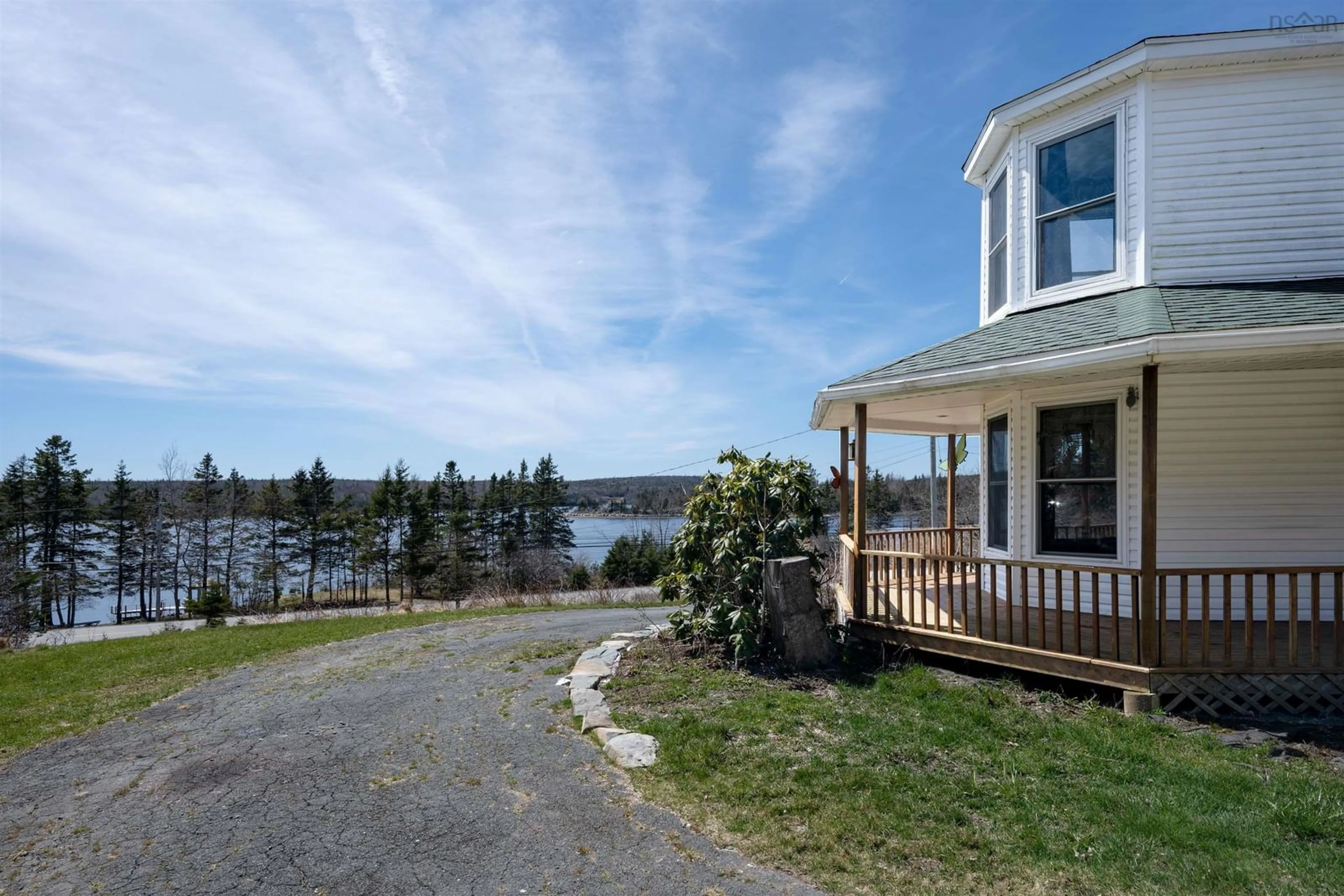 Patio, water/lake/river/ocean view for 23159 Highway 7, Watt Section Nova Scotia B0J 3B0