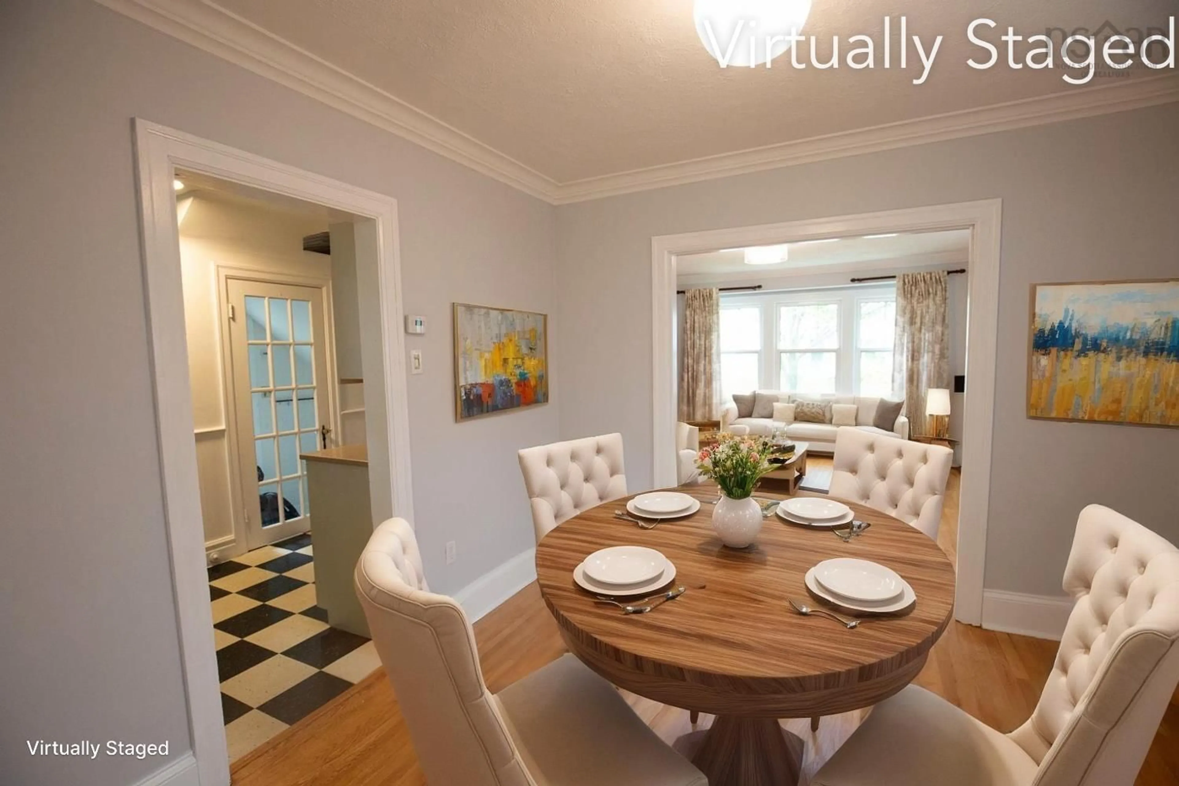 Dining room, wood/laminate floor for 6532 Summit St, Halifax Nova Scotia B3L 1S3