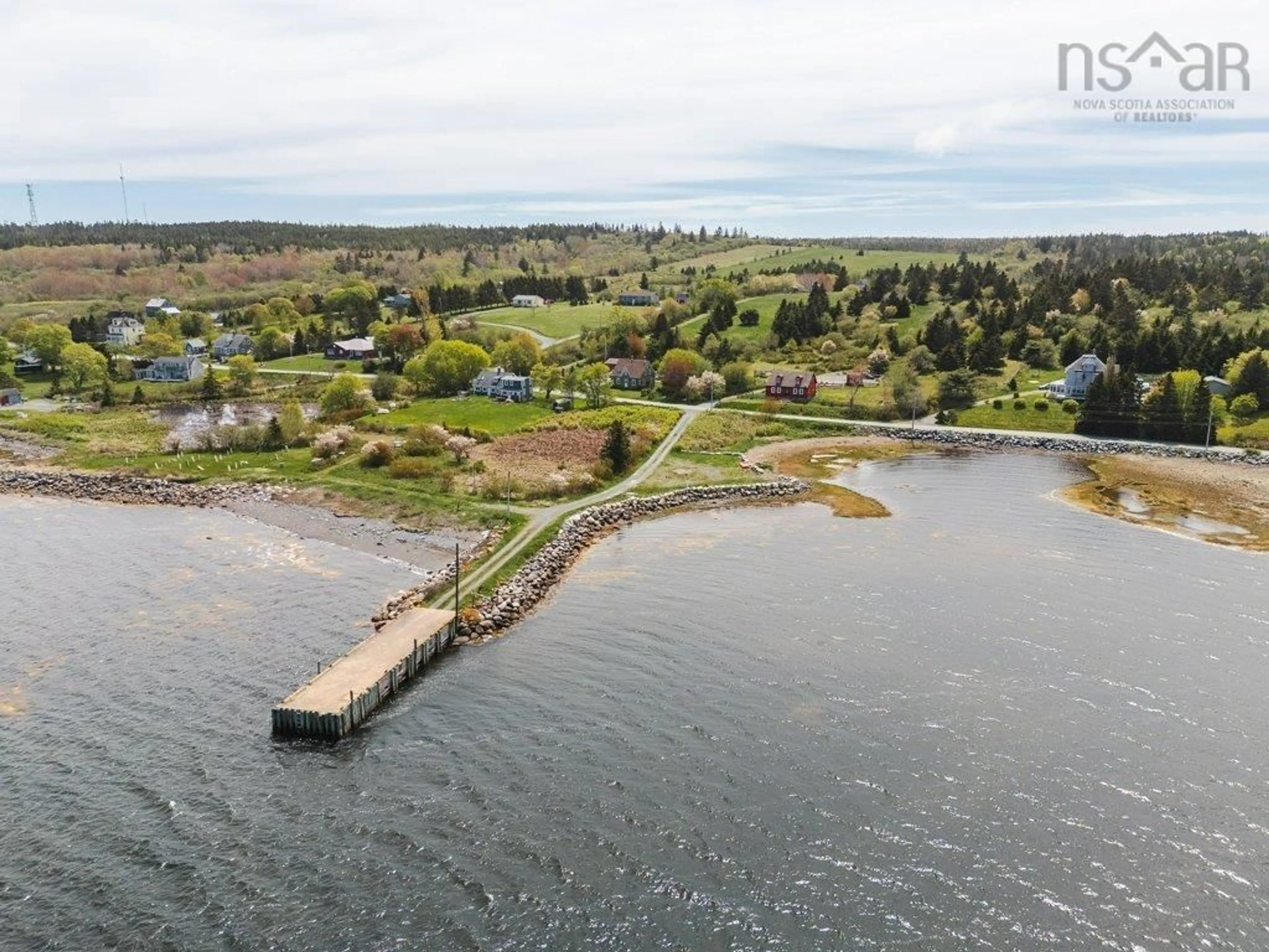 A pic from outside/outdoor area/front of a property/back of a property/a pic from drone, water/lake/river/ocean view for 446 Kingsburg Rd, Lower Rose Bay Nova Scotia B0J 2X0