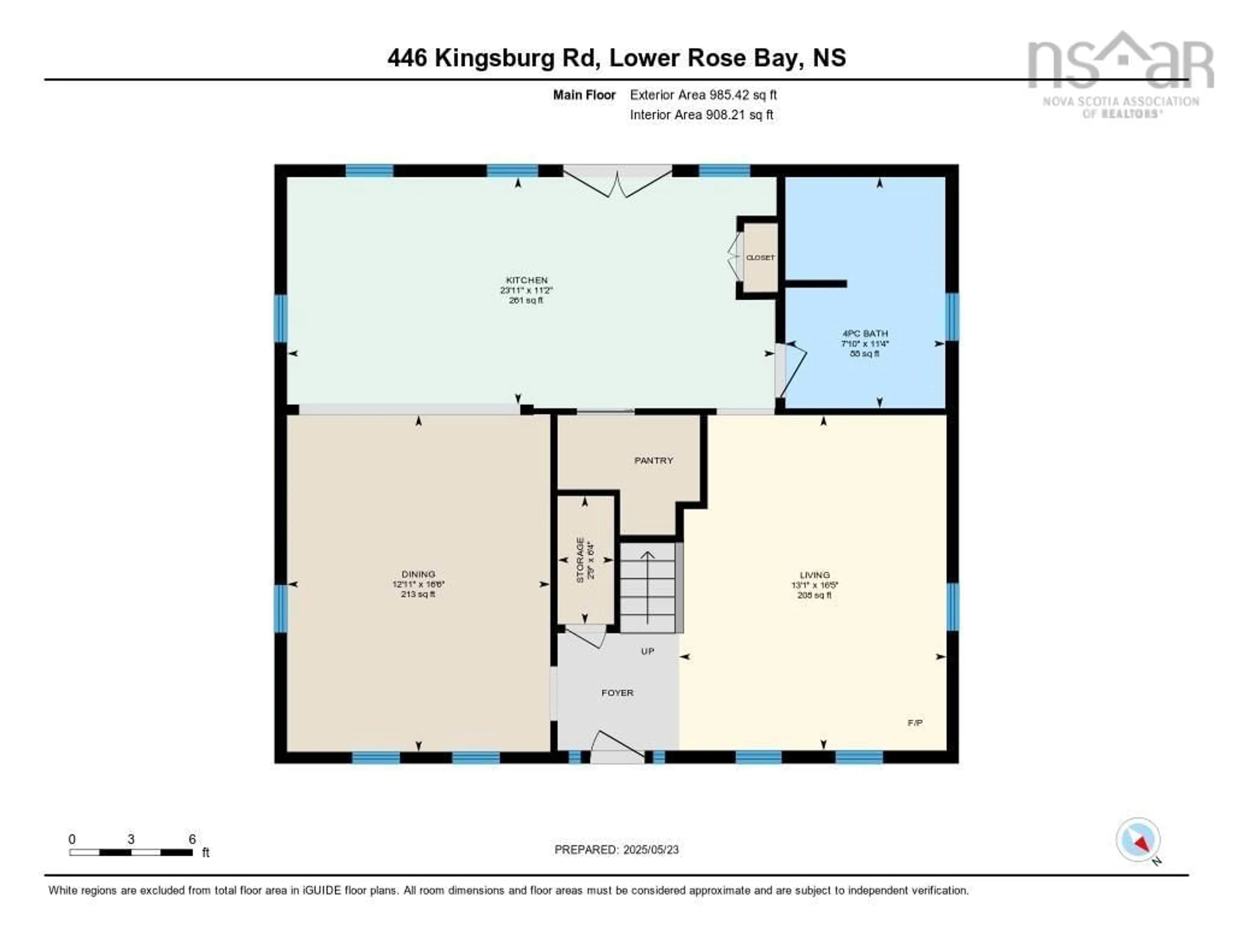 Floor plan for 446 Kingsburg Rd, Lower Rose Bay Nova Scotia B0J 2X0