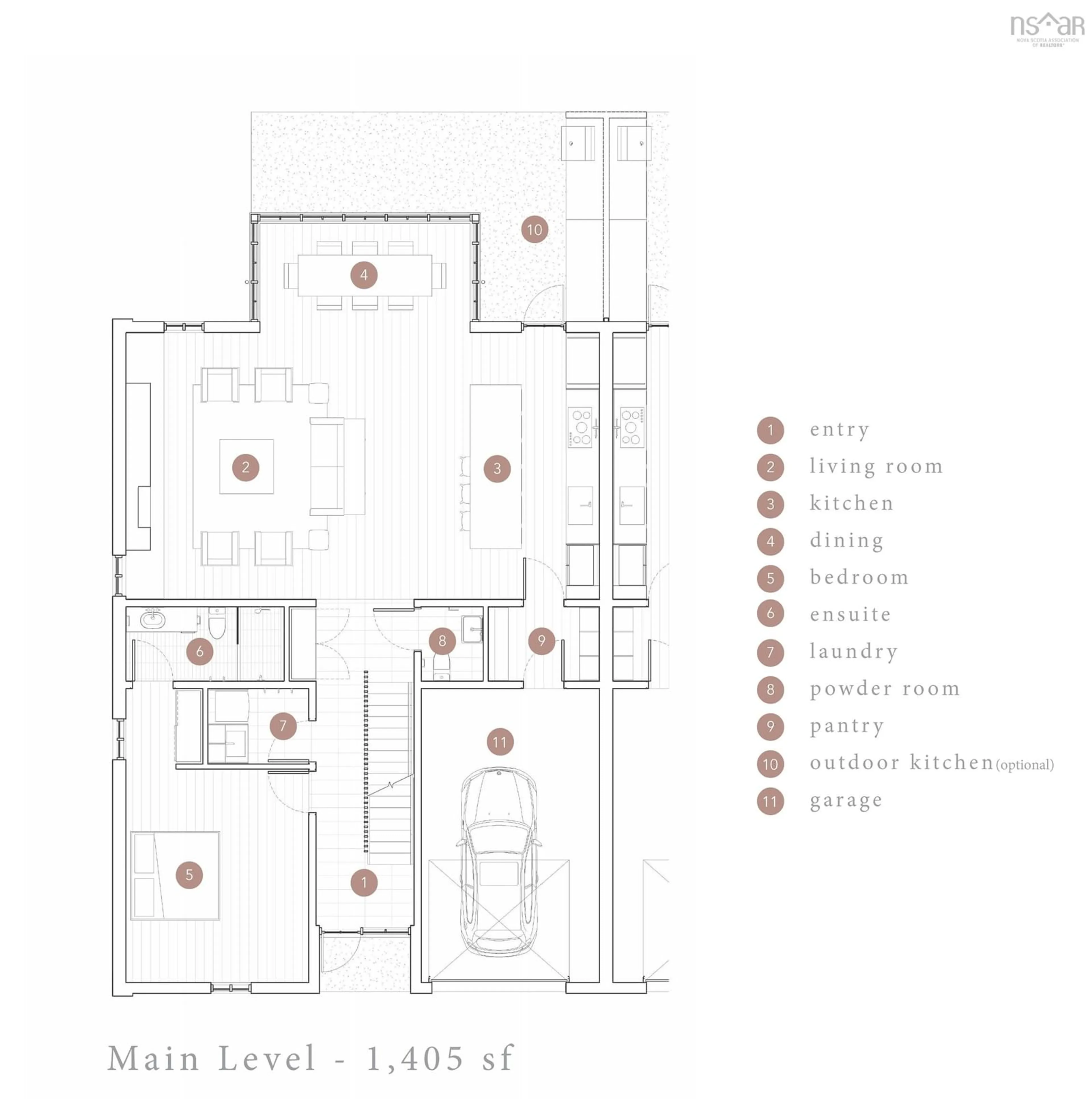 Floor plan for 26 Spinnaker Run, Fox Harbour Nova Scotia B0K 1Y0