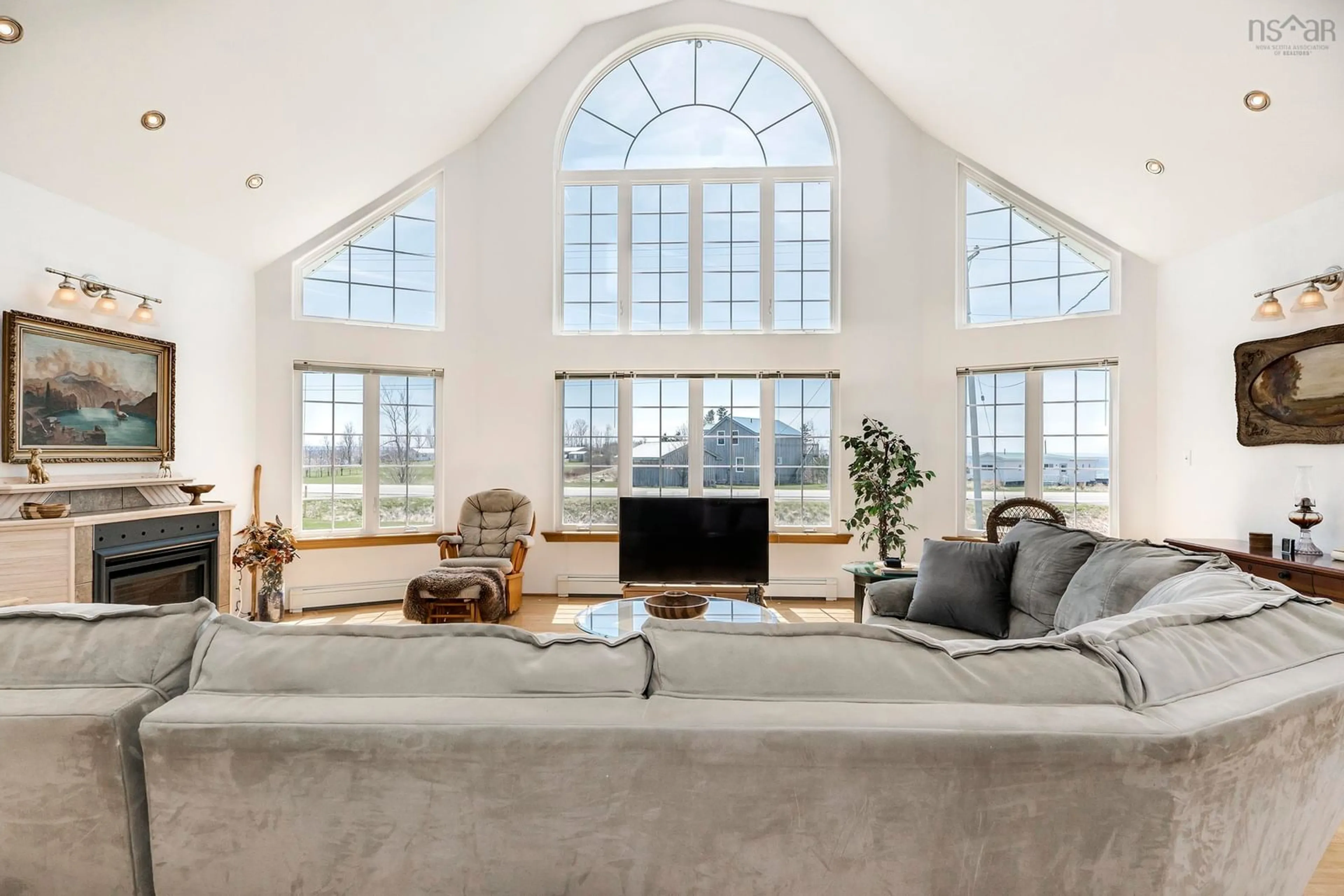 Living room with furniture, unknown for 950 Cape John Rd, River John Nova Scotia B0K 1N0