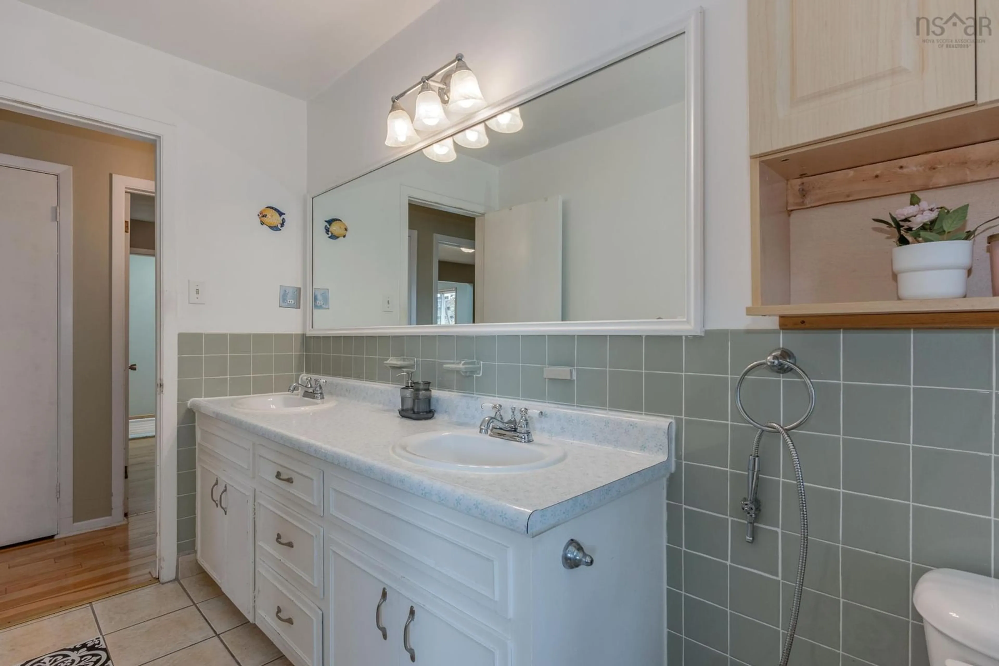 Standard bathroom, ceramic/tile floor for 22 Birkdale Cres, Halifax Nova Scotia B3M 1H5