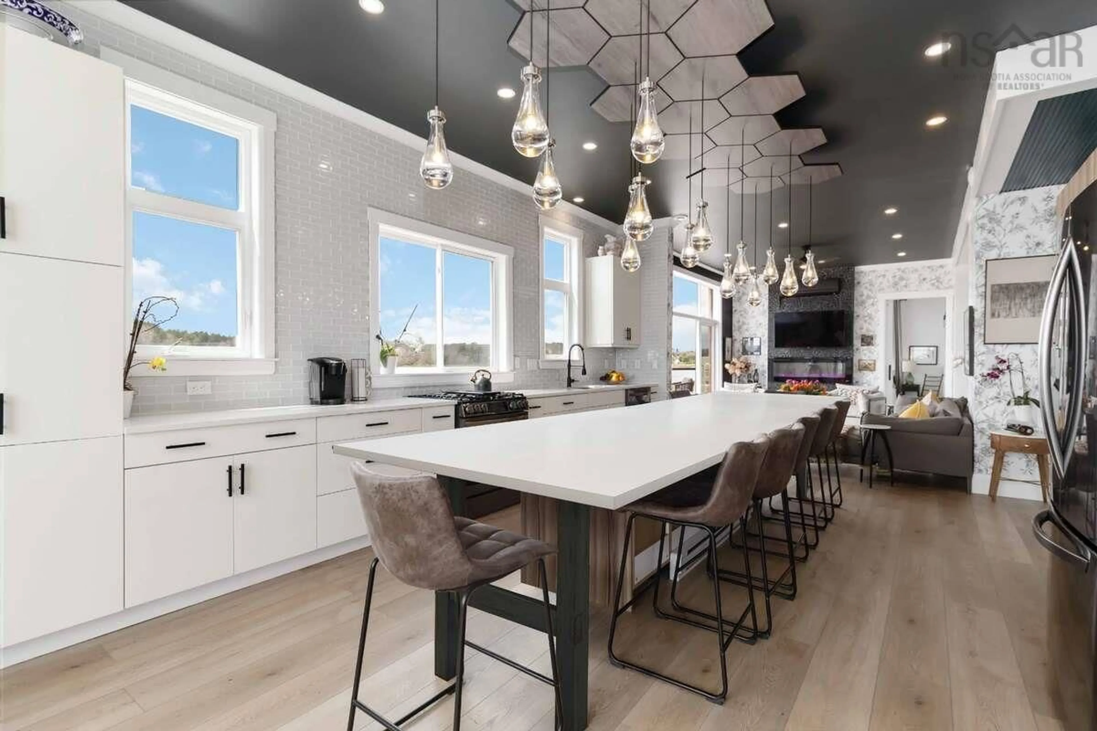 Open concept kitchen, ceramic/tile floor for 693 Masons Beach Rd #5, First South Nova Scotia B0J 2C0
