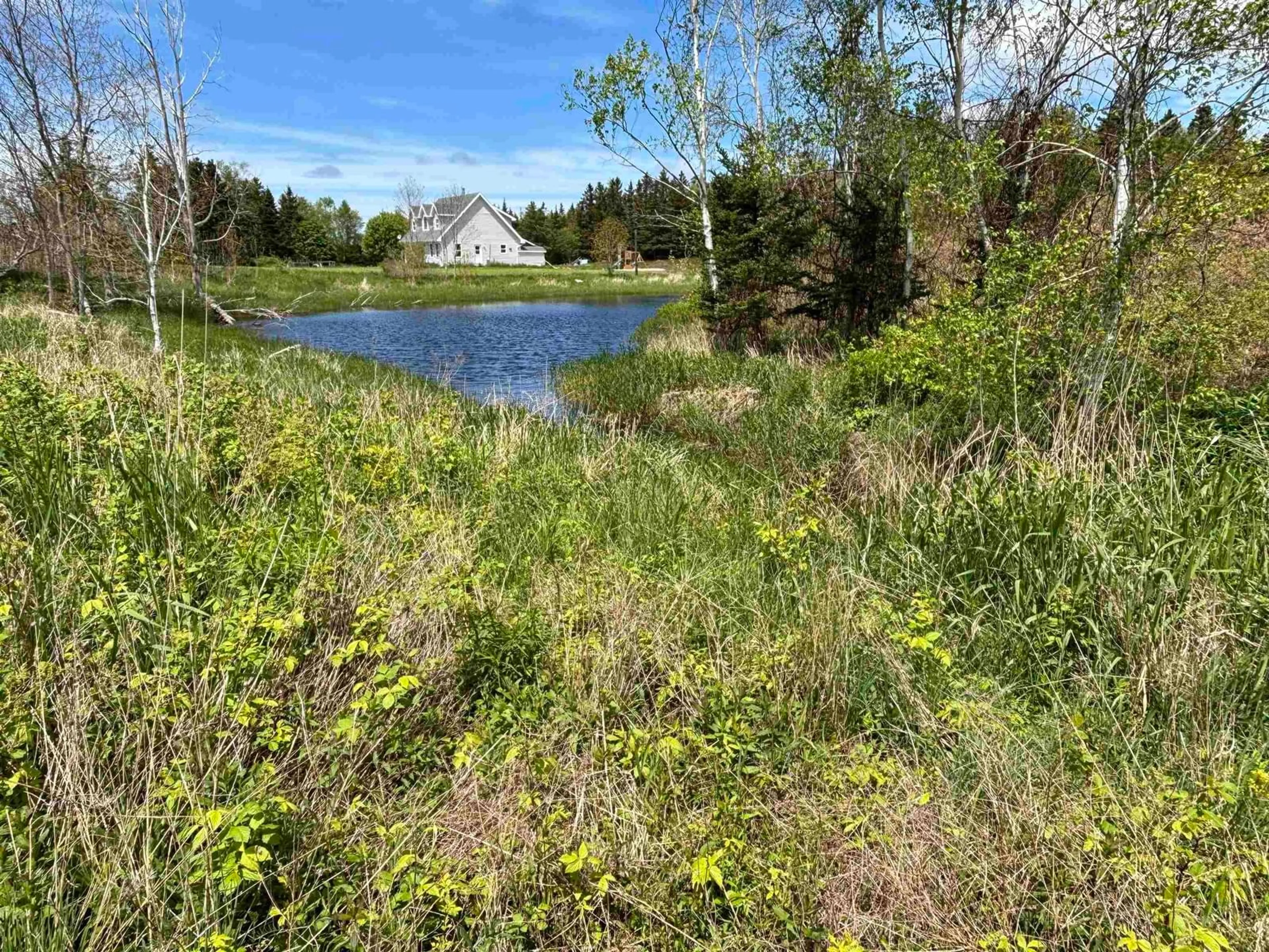 A pic from outside/outdoor area/front of a property/back of a property/a pic from drone, water/lake/river/ocean view for 145 North Range Cross Road, Barton Nova Scotia B0W 1H0