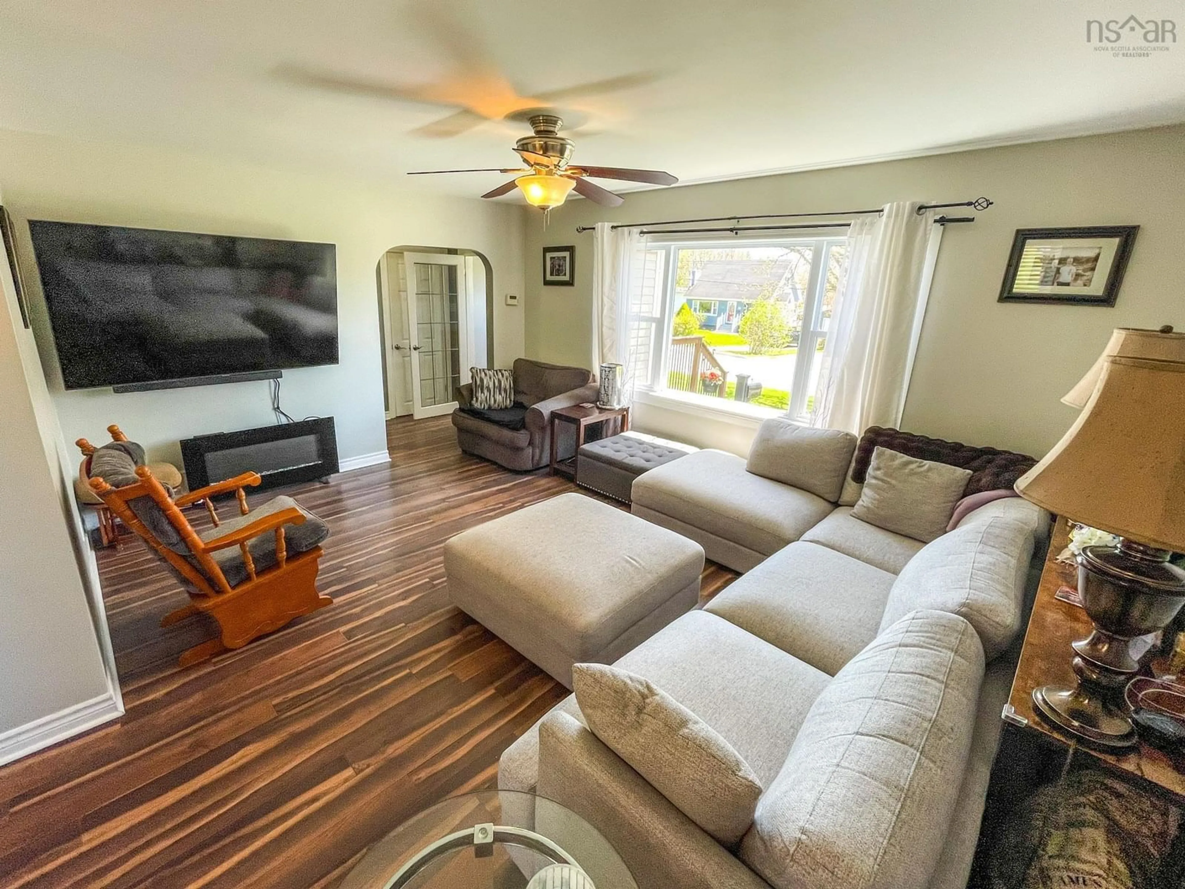 Living room with furniture, unknown for 45 Avalon Dr, Sydney River Nova Scotia B1R 1P5