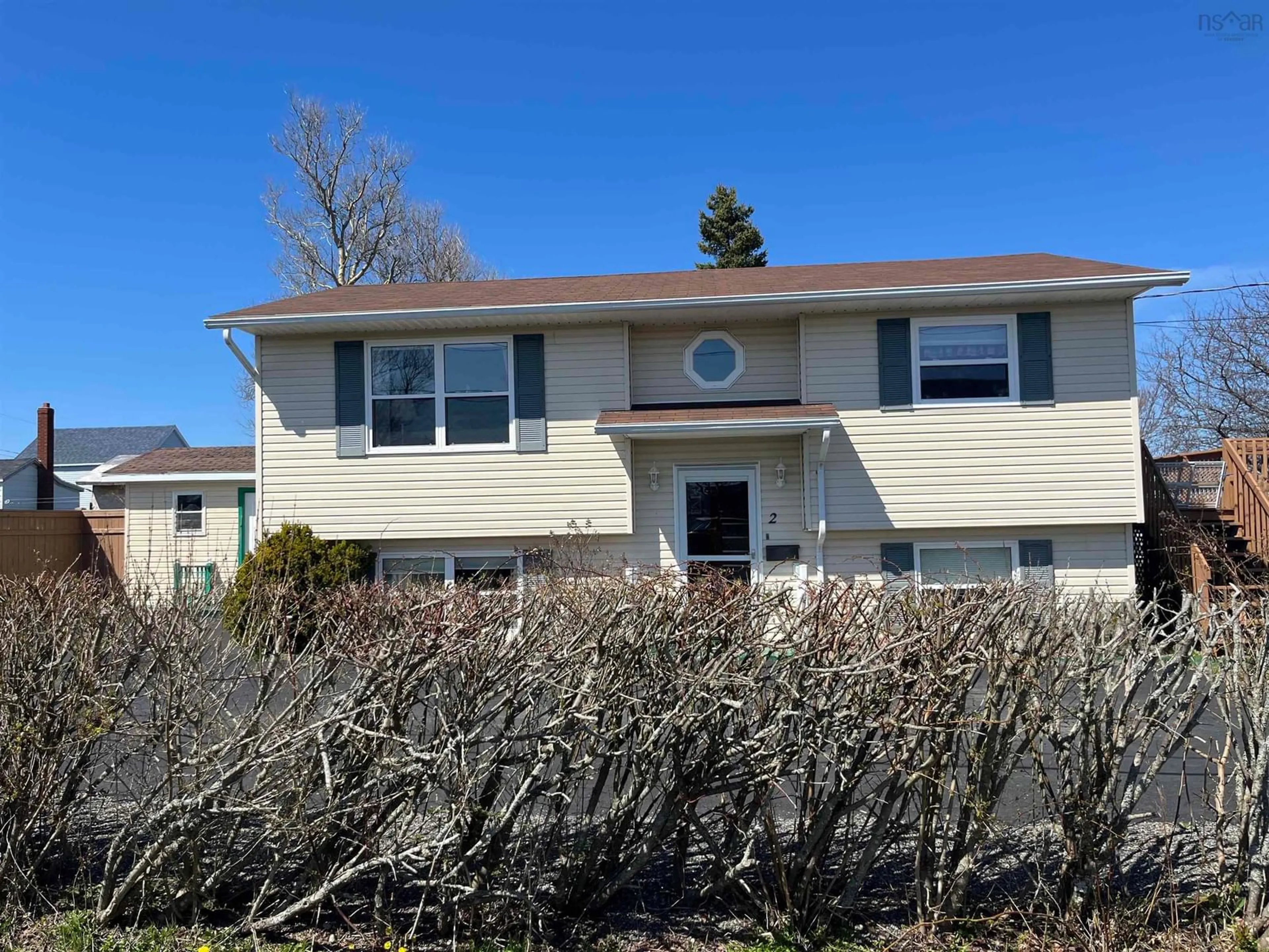 Home with vinyl exterior material, street for 2 Cyrus St, Glace Bay Nova Scotia B1A 6J7