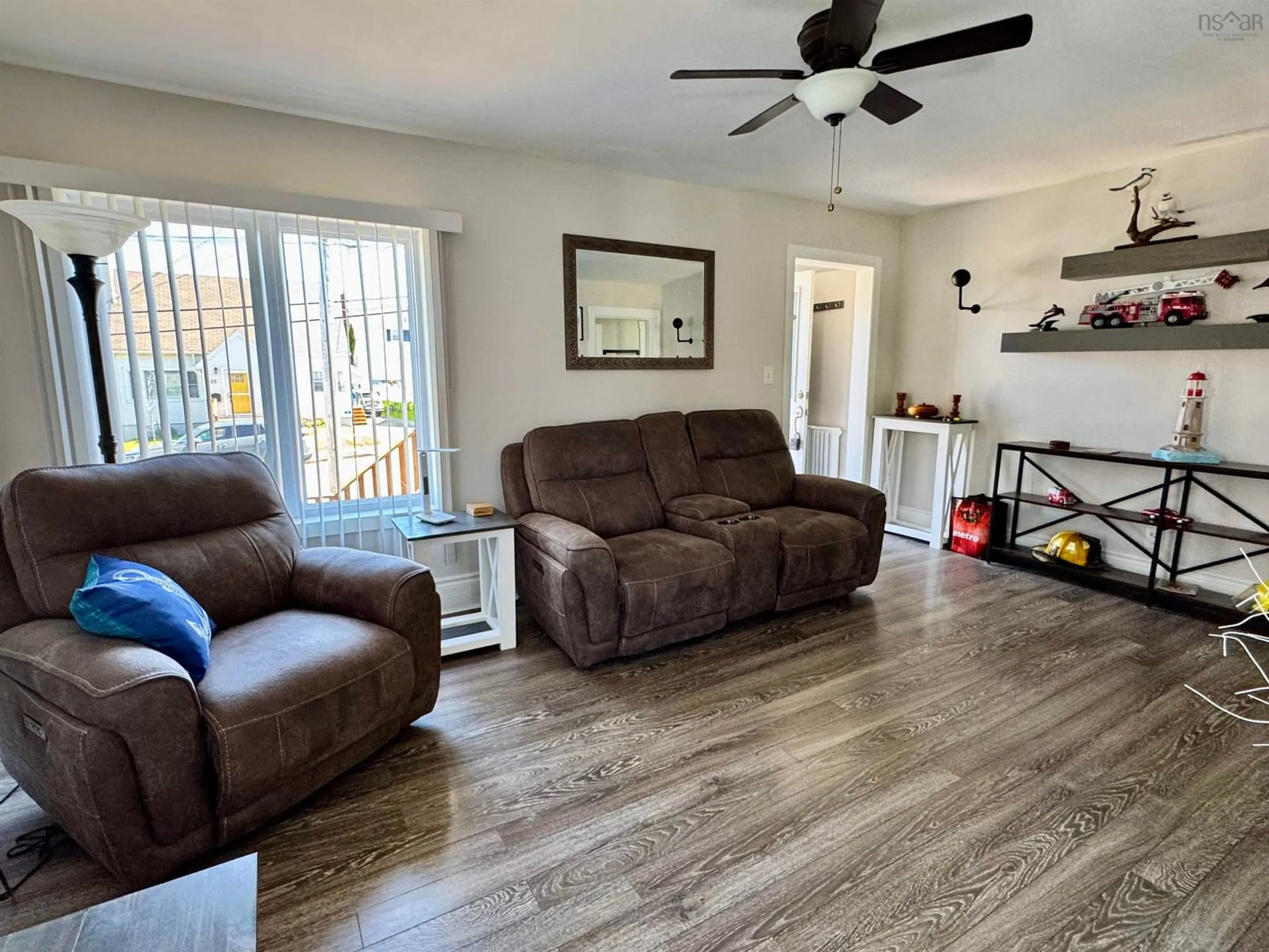 Living room with furniture, unknown for 38 Harbourview Dr, Sydney Nova Scotia B1S 2A6