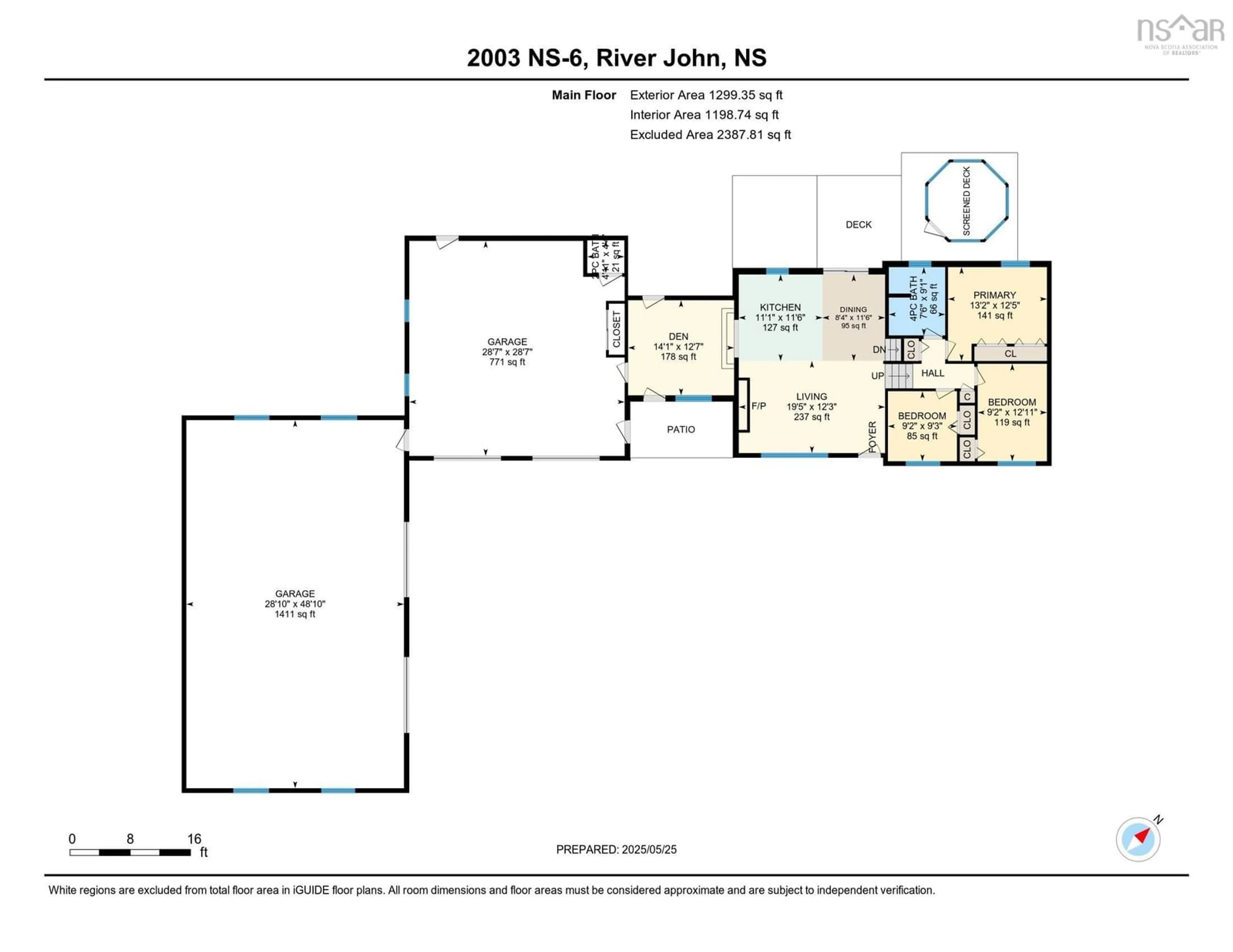 Floor plan for 2003 Highway 6, River John Nova Scotia B0K 1N0
