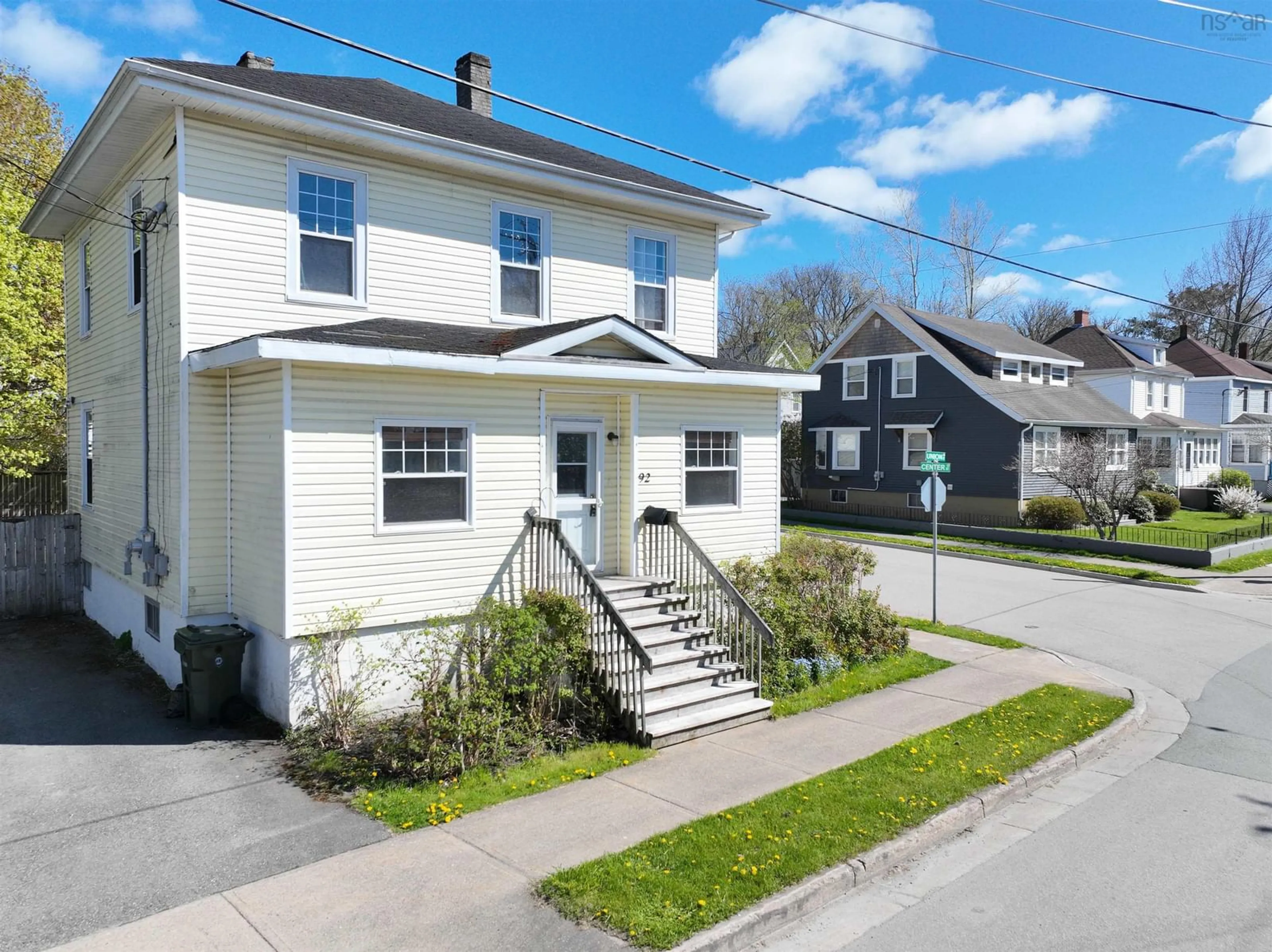 Home with vinyl exterior material, street for 92 Union St, Sydney Nova Scotia B1P 4X8