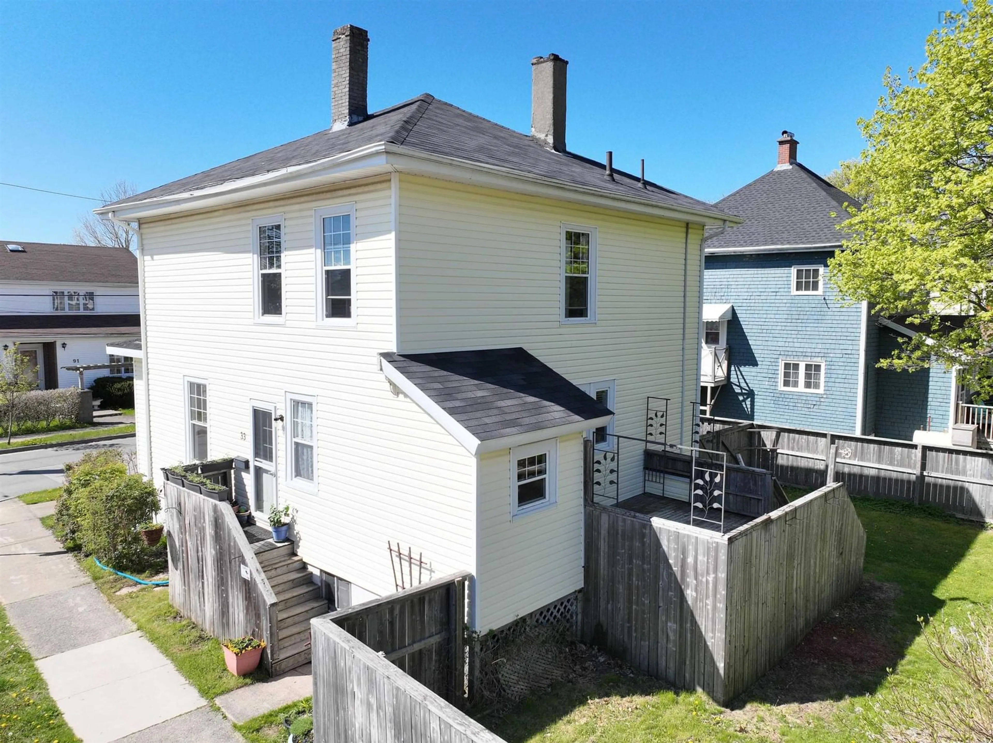 A pic from outside/outdoor area/front of a property/back of a property/a pic from drone, street for 92 Union St, Sydney Nova Scotia B1P 4X8