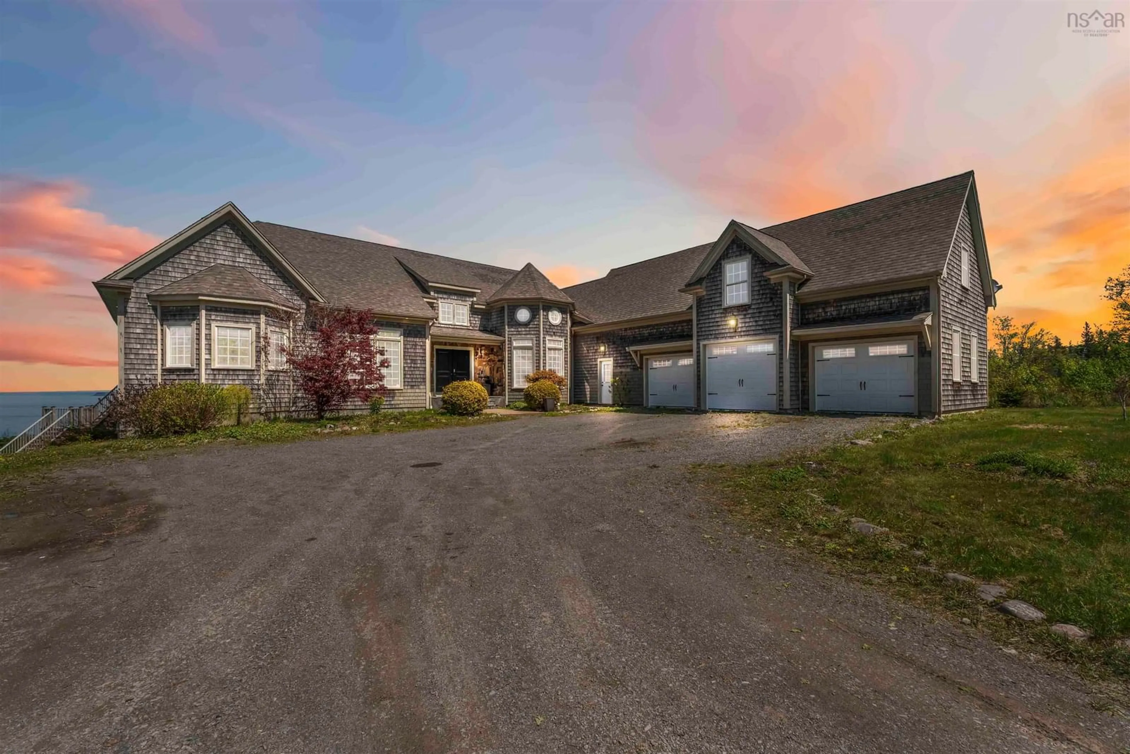 A pic from outside/outdoor area/front of a property/back of a property/a pic from drone, street for 70 Fundy Bay Dr, Victoria Harbour Nova Scotia B0P 1C0