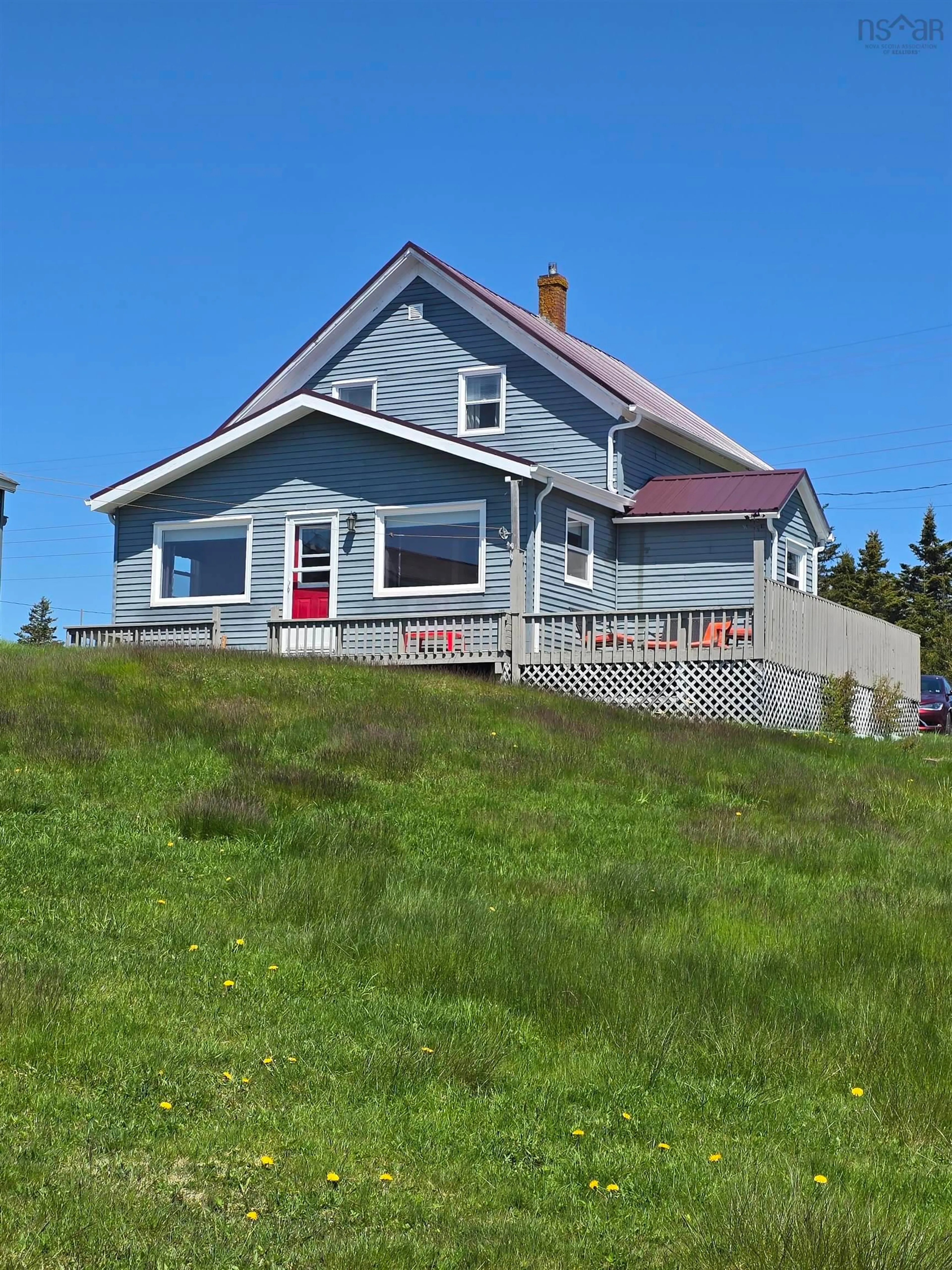A pic from outside/outdoor area/front of a property/back of a property/a pic from drone, building for 5182 Hwy 211, Port Bickerton Nova Scotia B0J 1A0