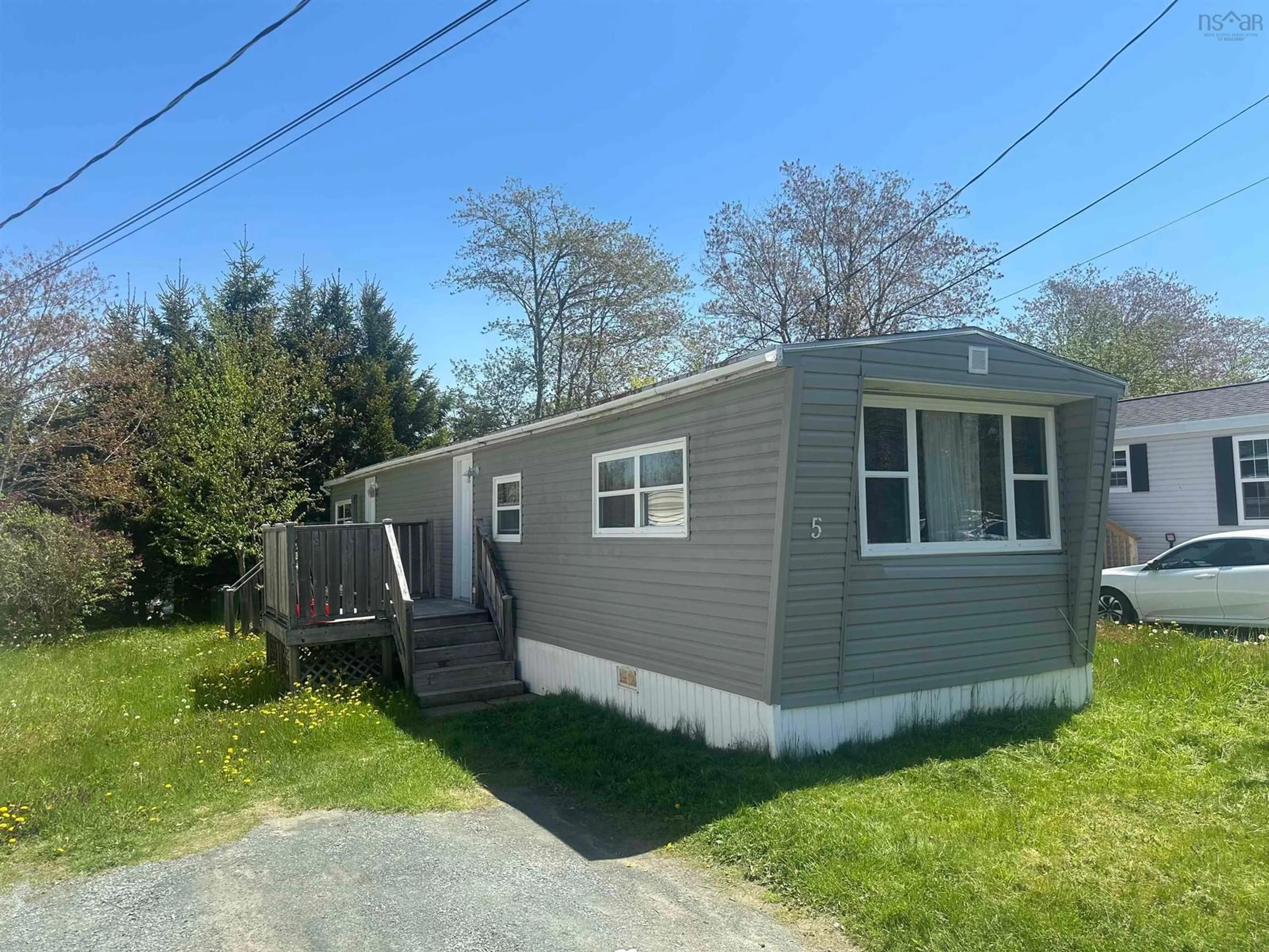 Home with vinyl exterior material, street for 5 Dopey Lane, Lake Echo Nova Scotia B3E 1B8