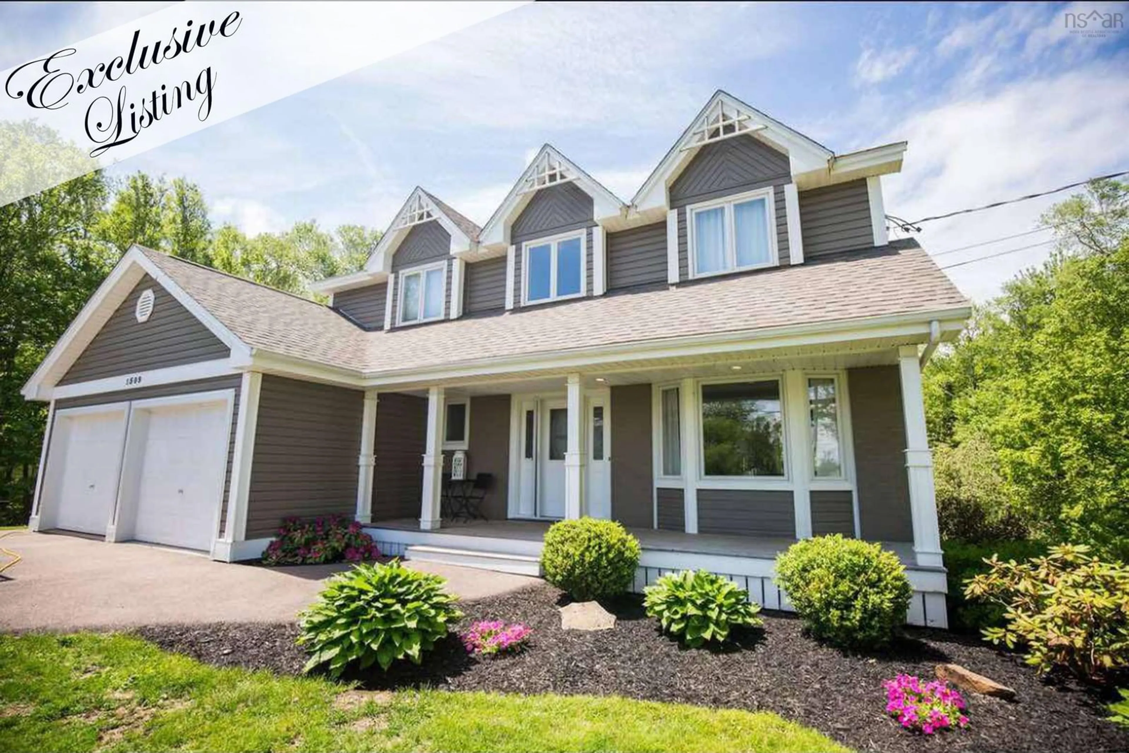 Home with vinyl exterior material, street for 1509 Highway 6, Warren Nova Scotia B4H 3Y2