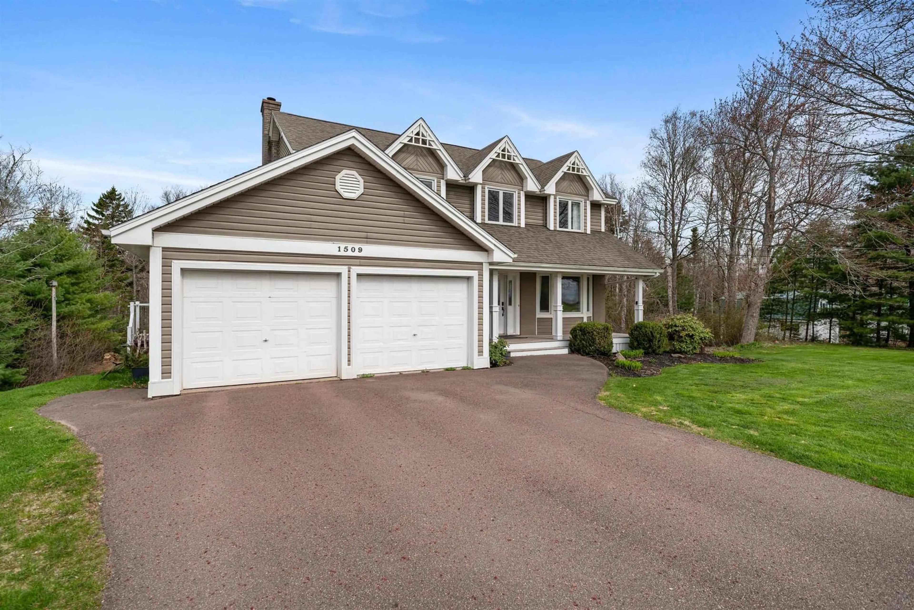 Home with vinyl exterior material, street for 1509 Highway 6, Warren Nova Scotia B4H 3Y2