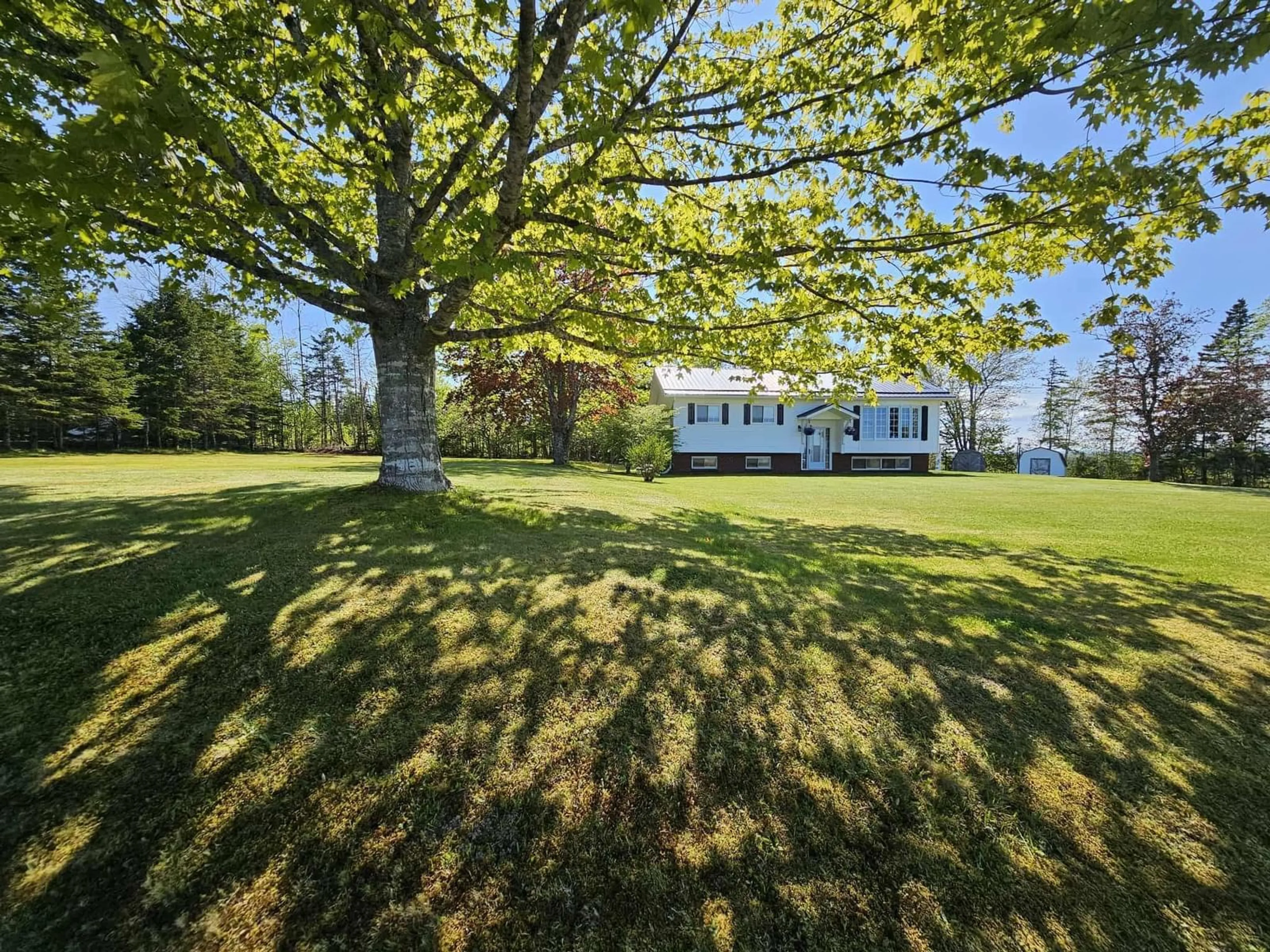 A pic from outside/outdoor area/front of a property/back of a property/a pic from drone, water/lake/river/ocean view for 43 East Mines Station Rd, Debert Nova Scotia B0M 1G0