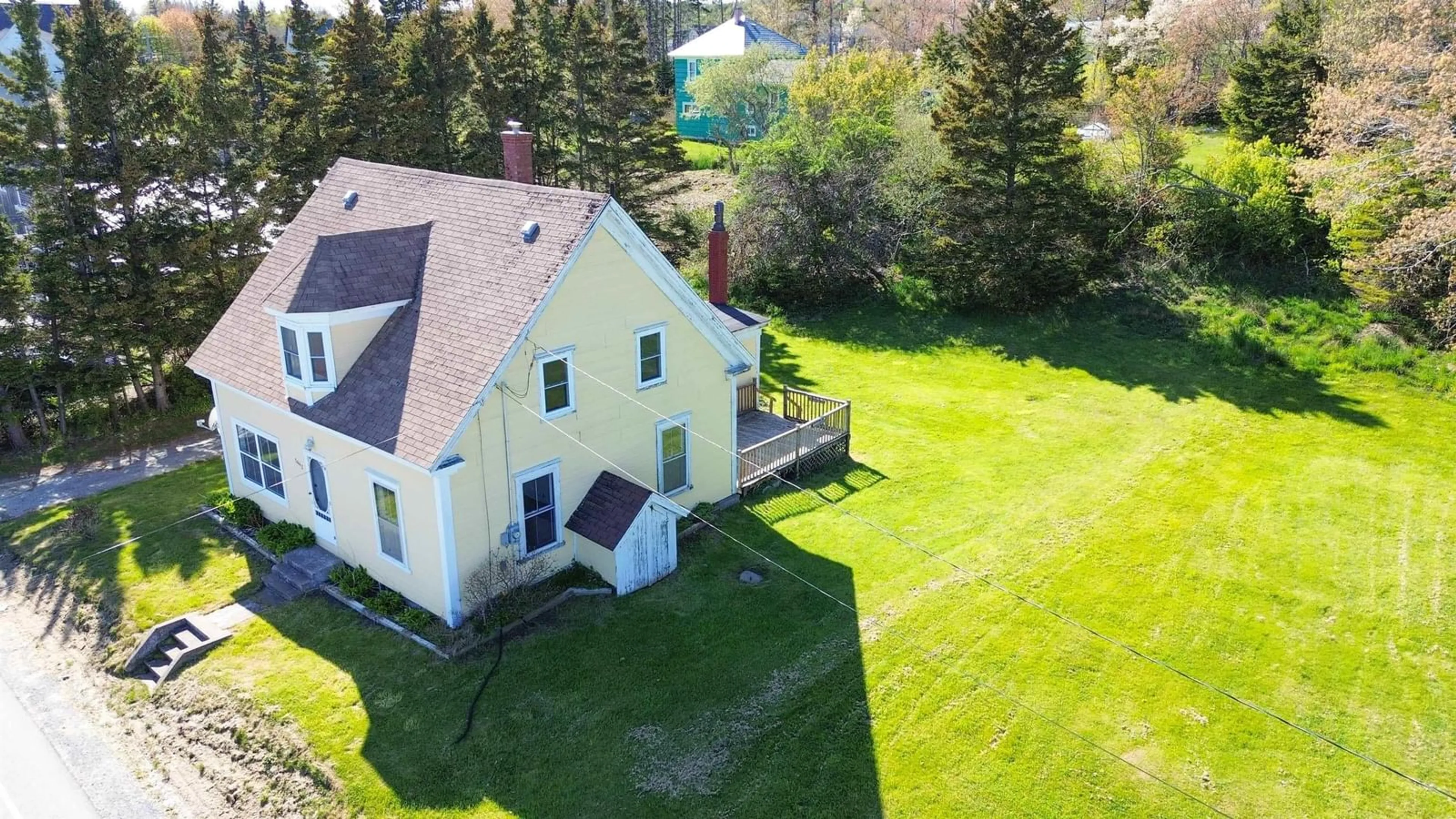 A pic from outside/outdoor area/front of a property/back of a property/a pic from drone, street for 3442 Highway 332 #332, Rose Bay Nova Scotia B0J 2X0