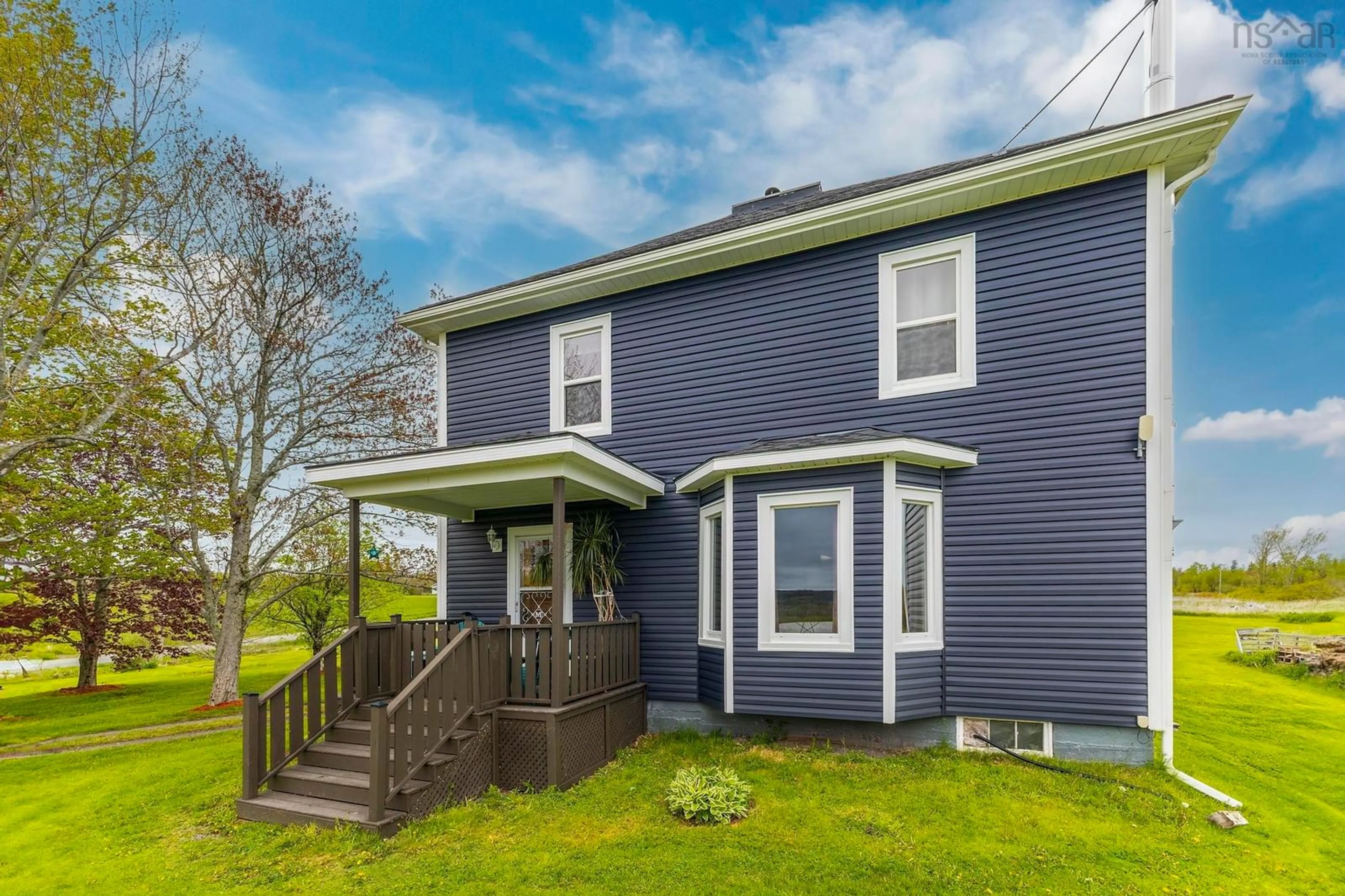 Home with vinyl exterior material, street for 352 Meadowville Stn Road, Scotsburn Nova Scotia B0K 1R0