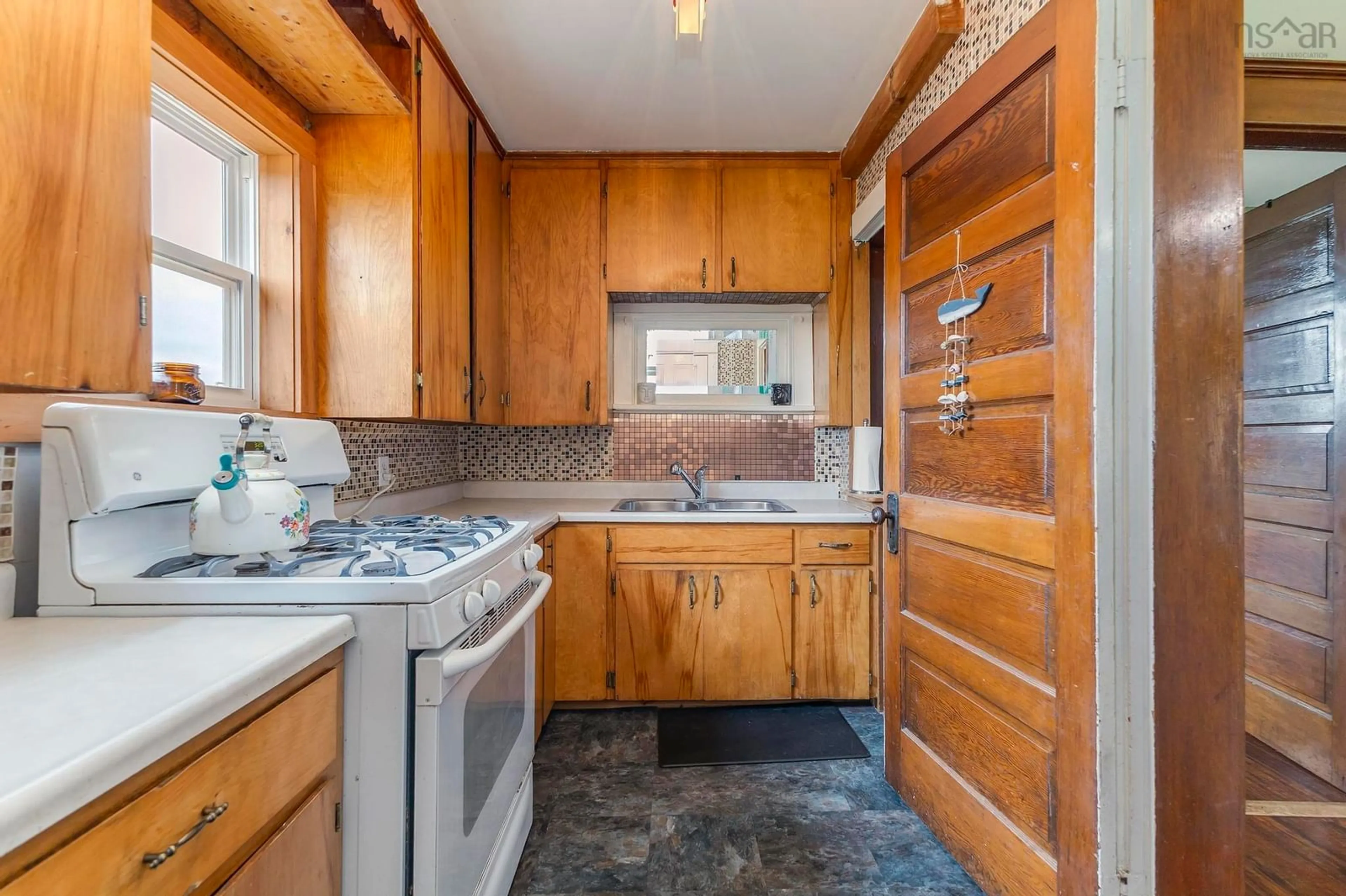 Standard kitchen, ceramic/tile floor for 352 Meadowville Stn Road, Scotsburn Nova Scotia B0K 1R0