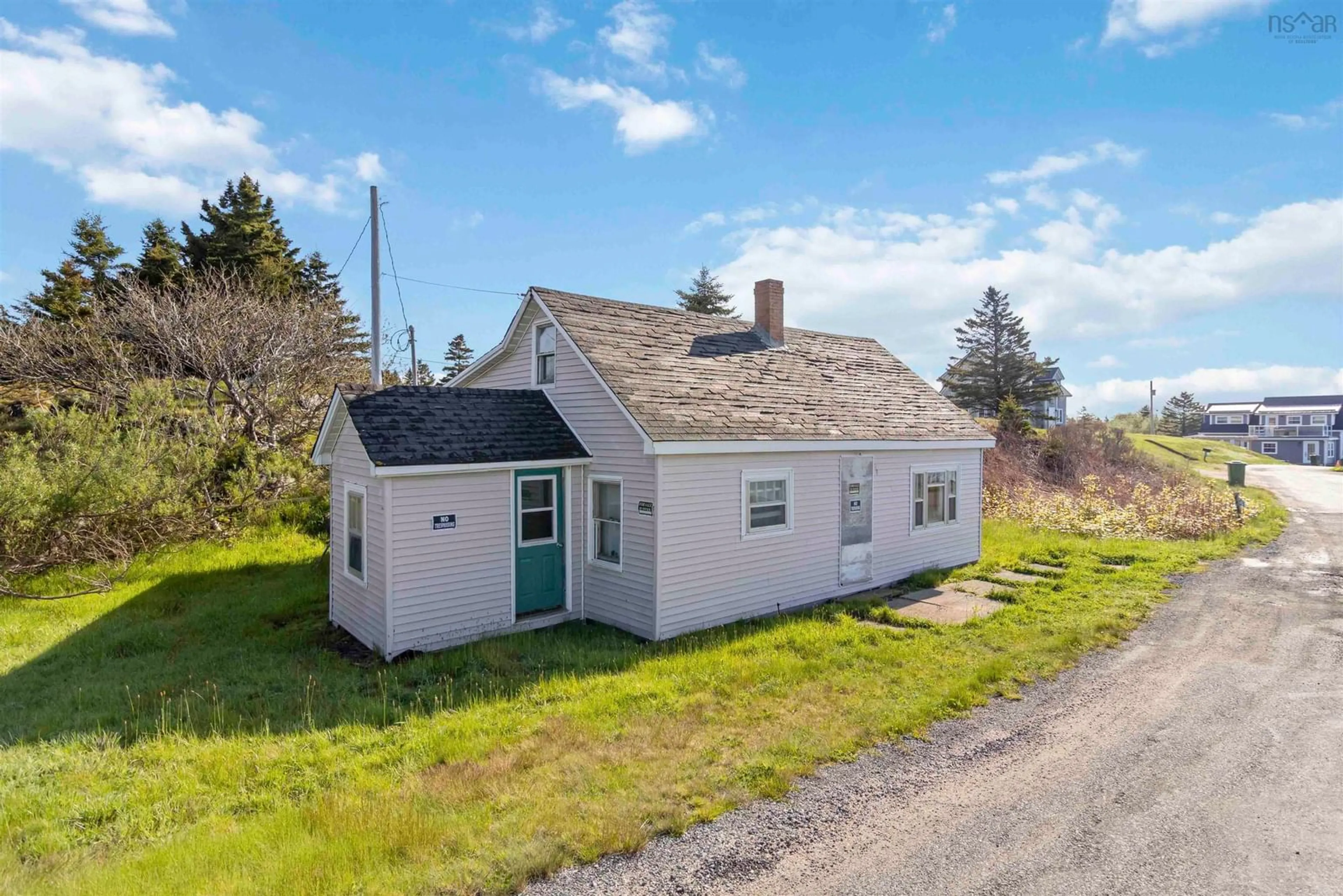 A pic from outside/outdoor area/front of a property/back of a property/a pic from drone, street for 65 Herring Rock Rd, Blue Rocks Nova Scotia B0J 2C0