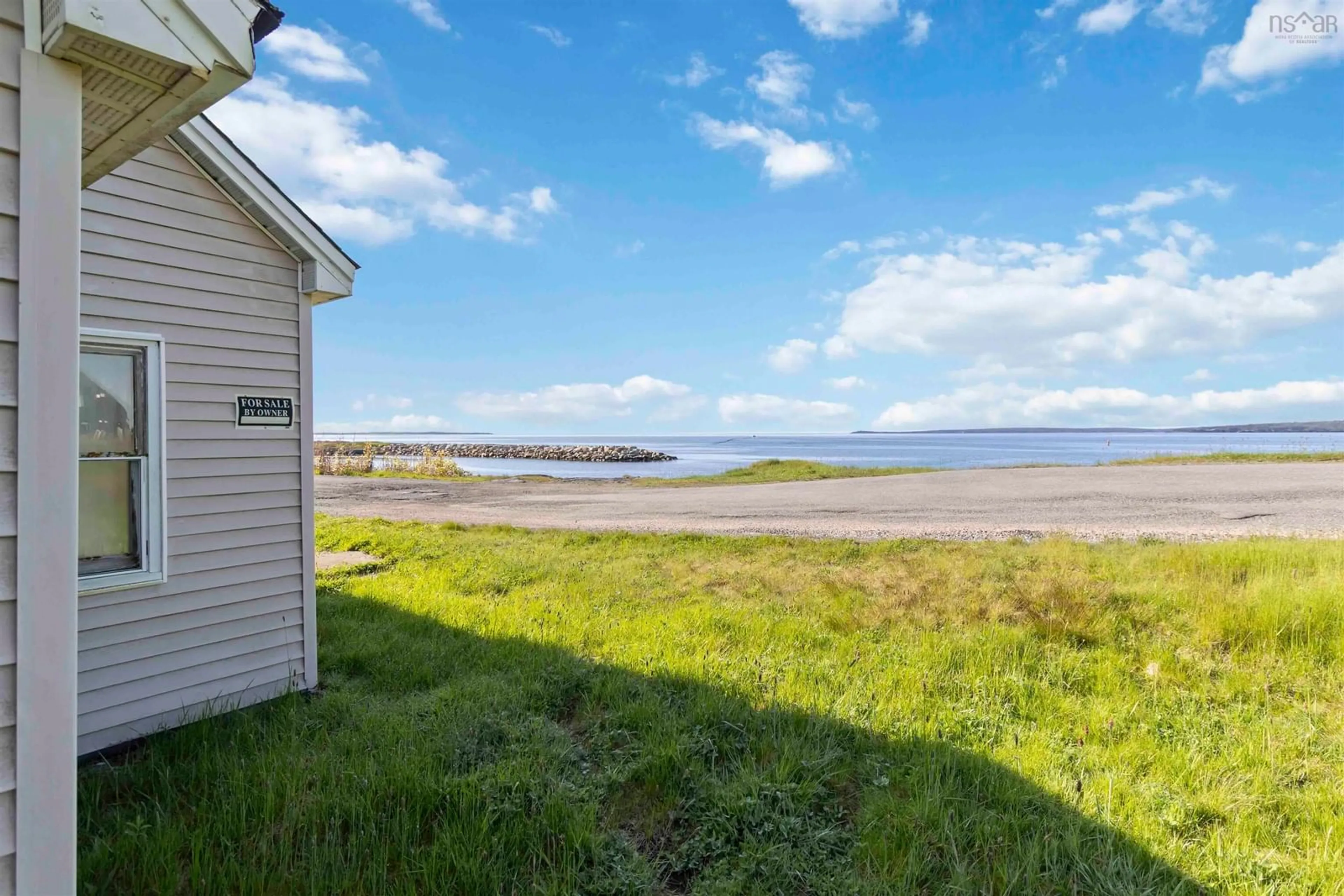 A pic from outside/outdoor area/front of a property/back of a property/a pic from drone, water/lake/river/ocean view for 65 Herring Rock Rd, Blue Rocks Nova Scotia B0J 2C0