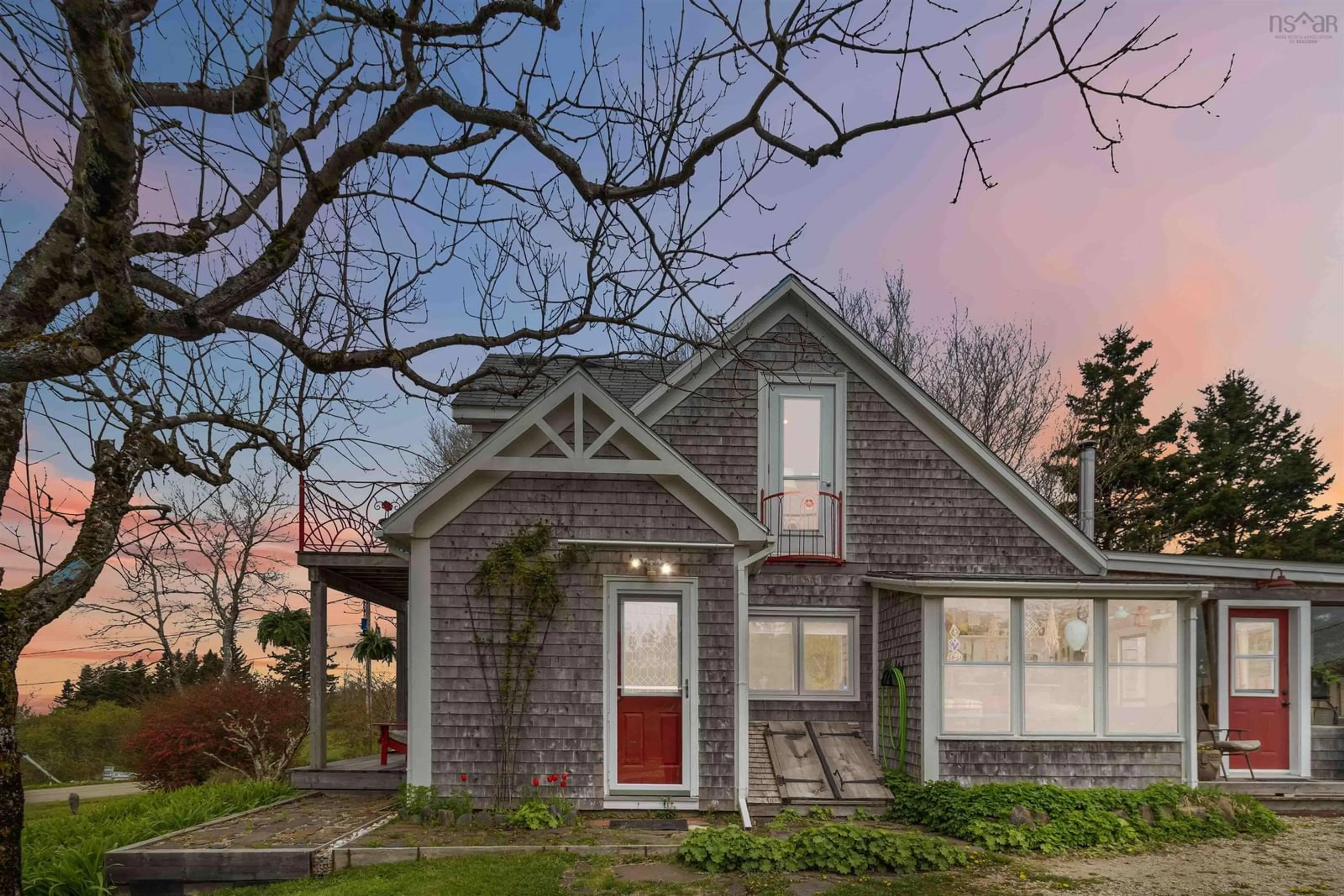 Home with vinyl exterior material, street for 54 Gates Road, Blandford Nova Scotia B0J 1T0