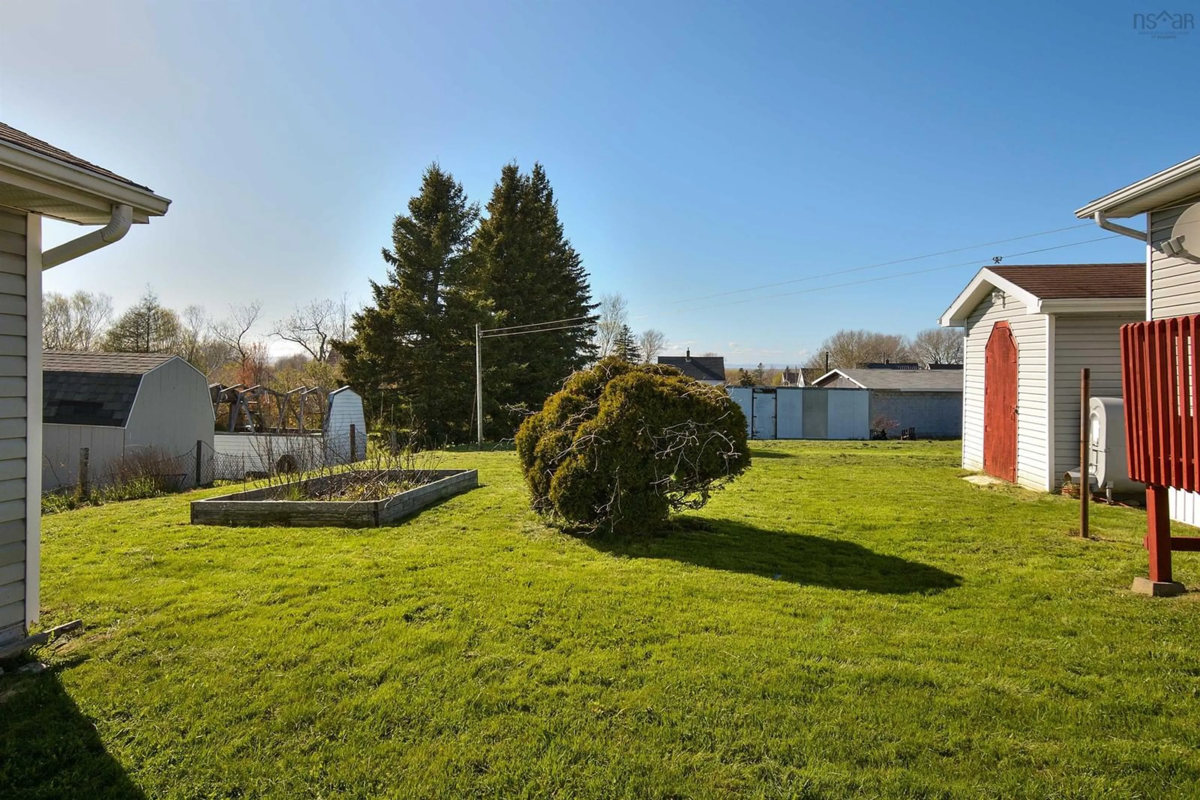 A pic from outside/outdoor area/front of a property/back of a property/a pic from drone, unknown for 104 Butts St, Sydney Mines Nova Scotia B1V 1N5