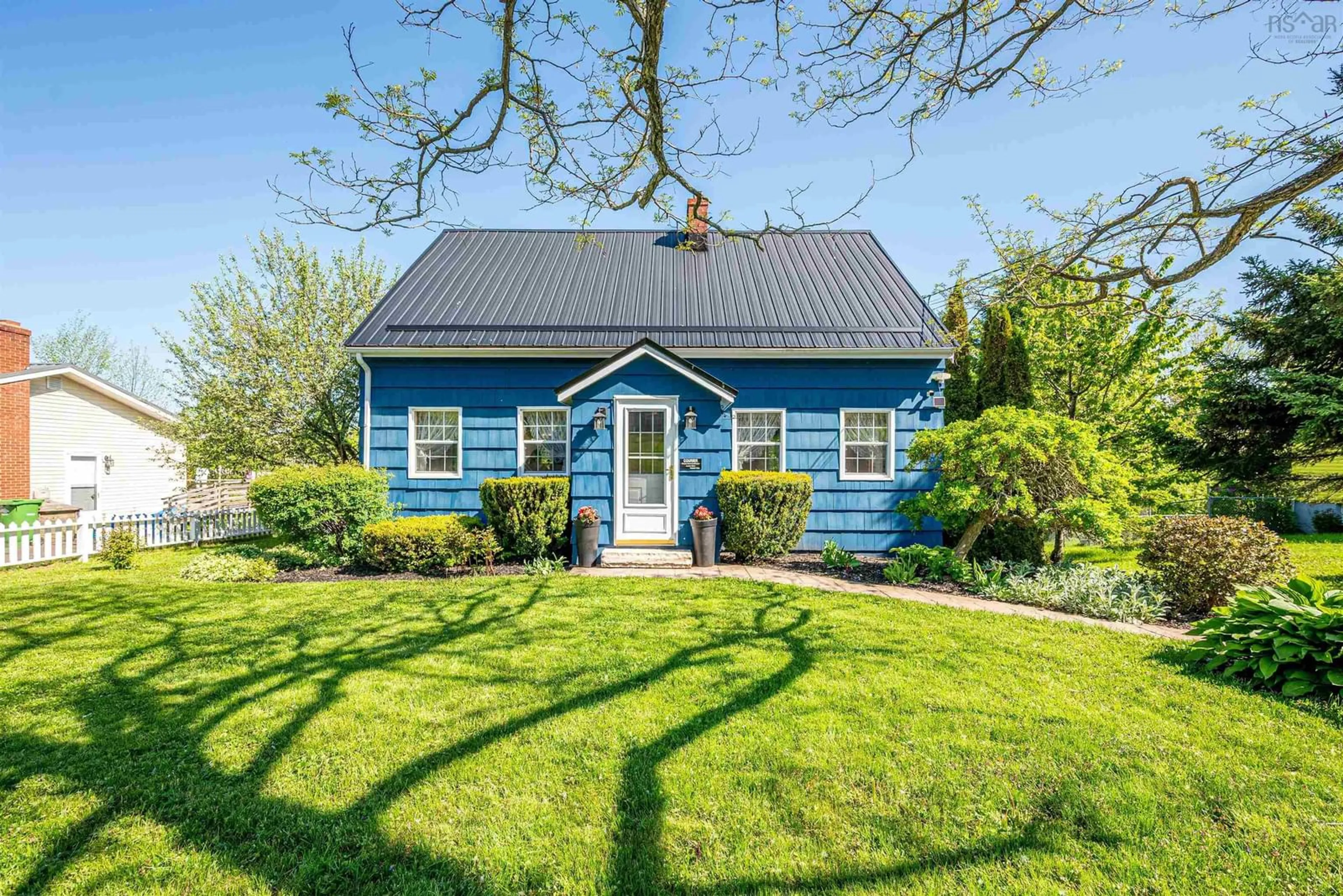 Home with vinyl exterior material, street for 49 Underwood Dr, Windsor Nova Scotia B0N 2T0