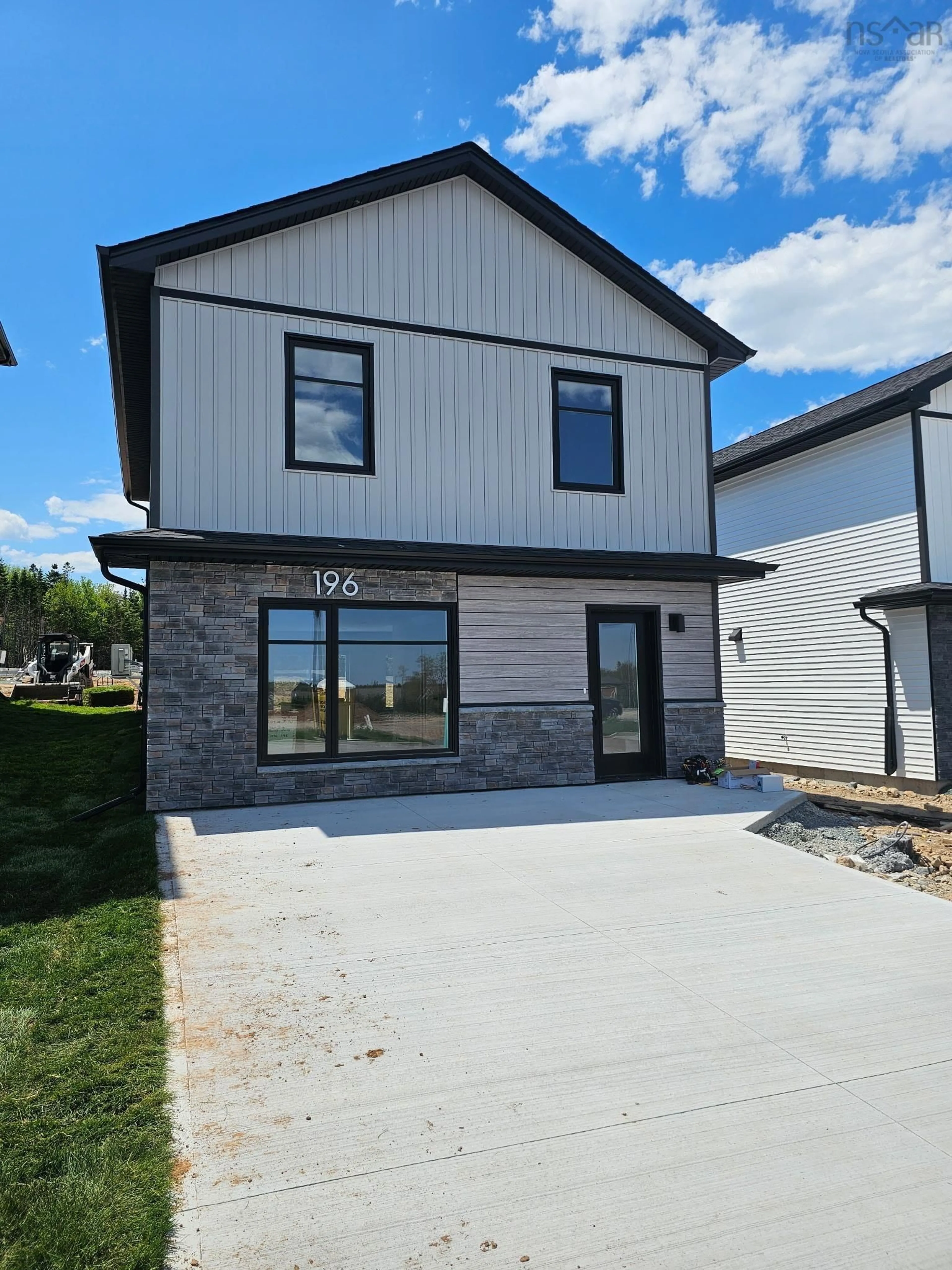 Home with vinyl exterior material, street for 196 Provence Way, Timberlea Nova Scotia B3T 0N8