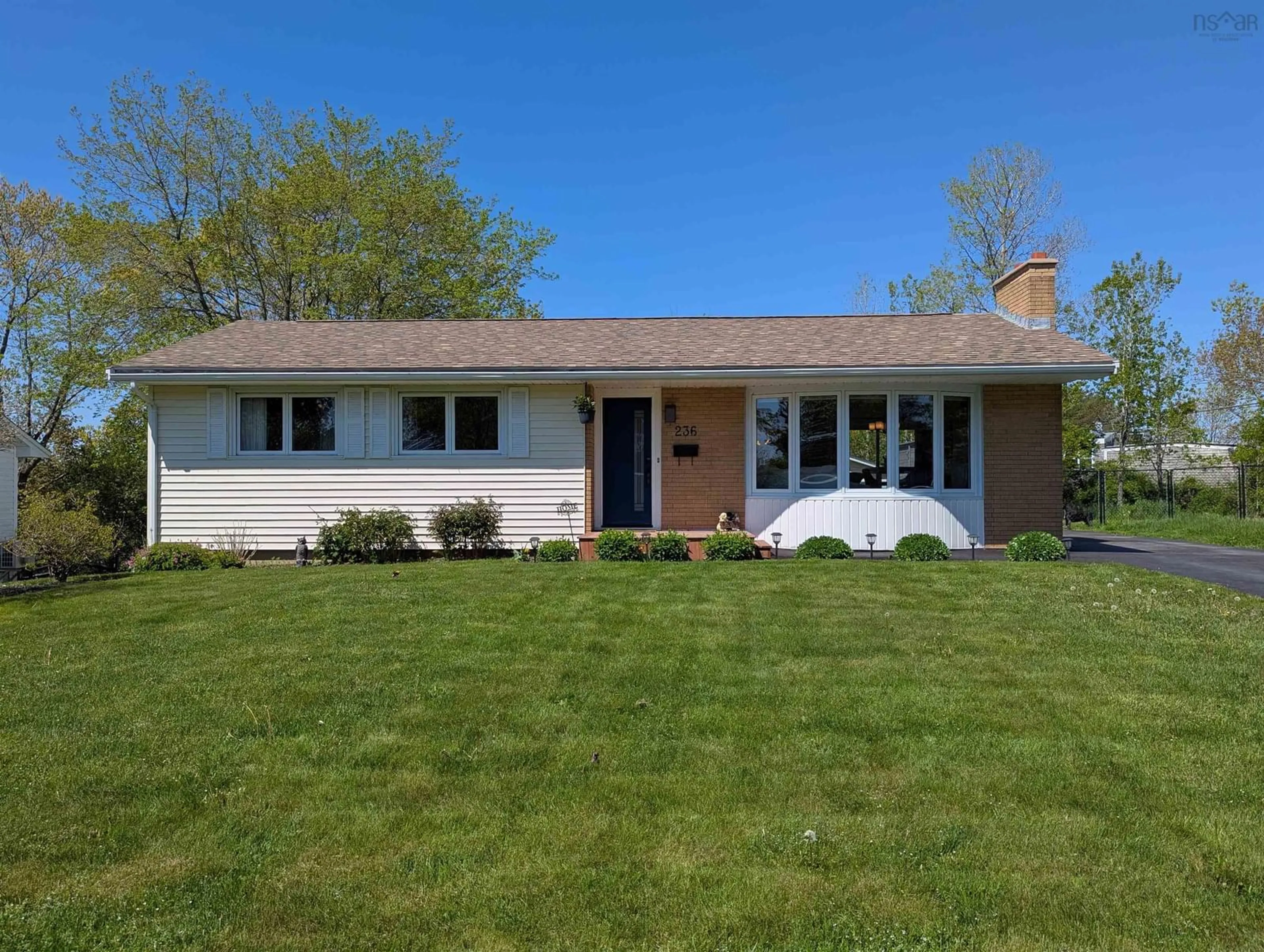 Home with vinyl exterior material, street for 236 Kaye St, Lower Sackville Nova Scotia B4C 1N2