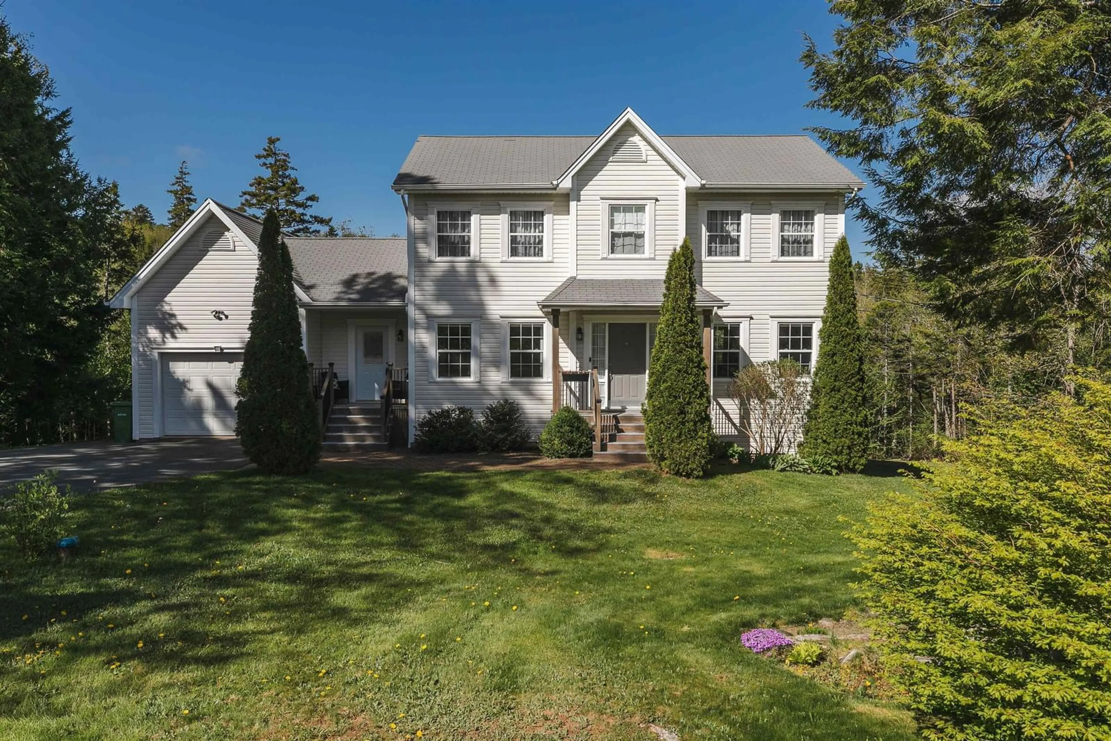 Home with vinyl exterior material, street for 22 Chase Lane, Hammonds Plains Nova Scotia B4B 1M9