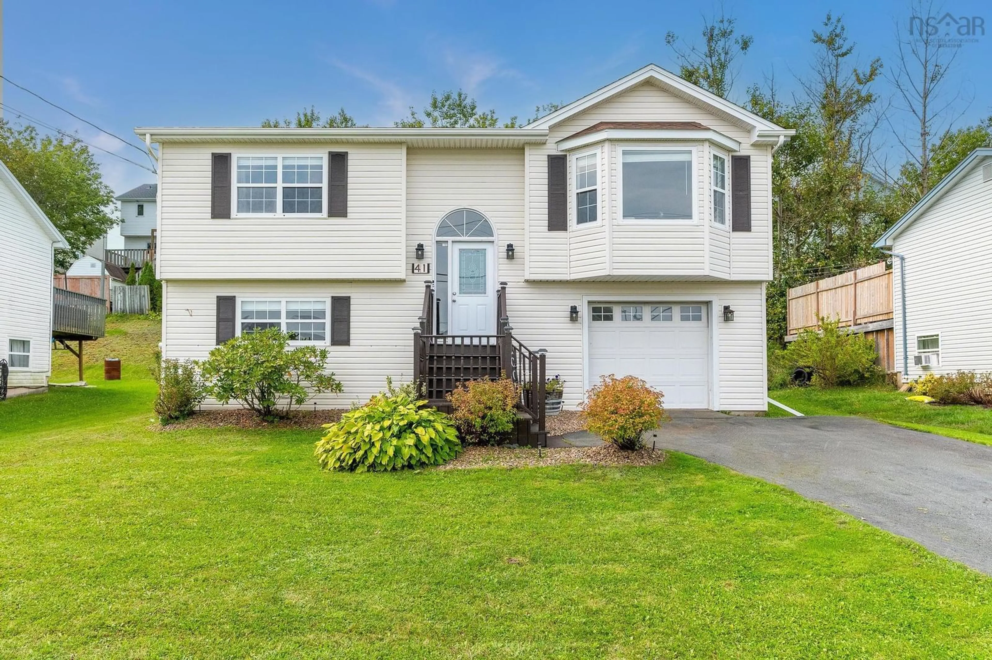 Home with vinyl exterior material, street for 41 Bradorian Dr, Dartmouth Nova Scotia B2W 6G6