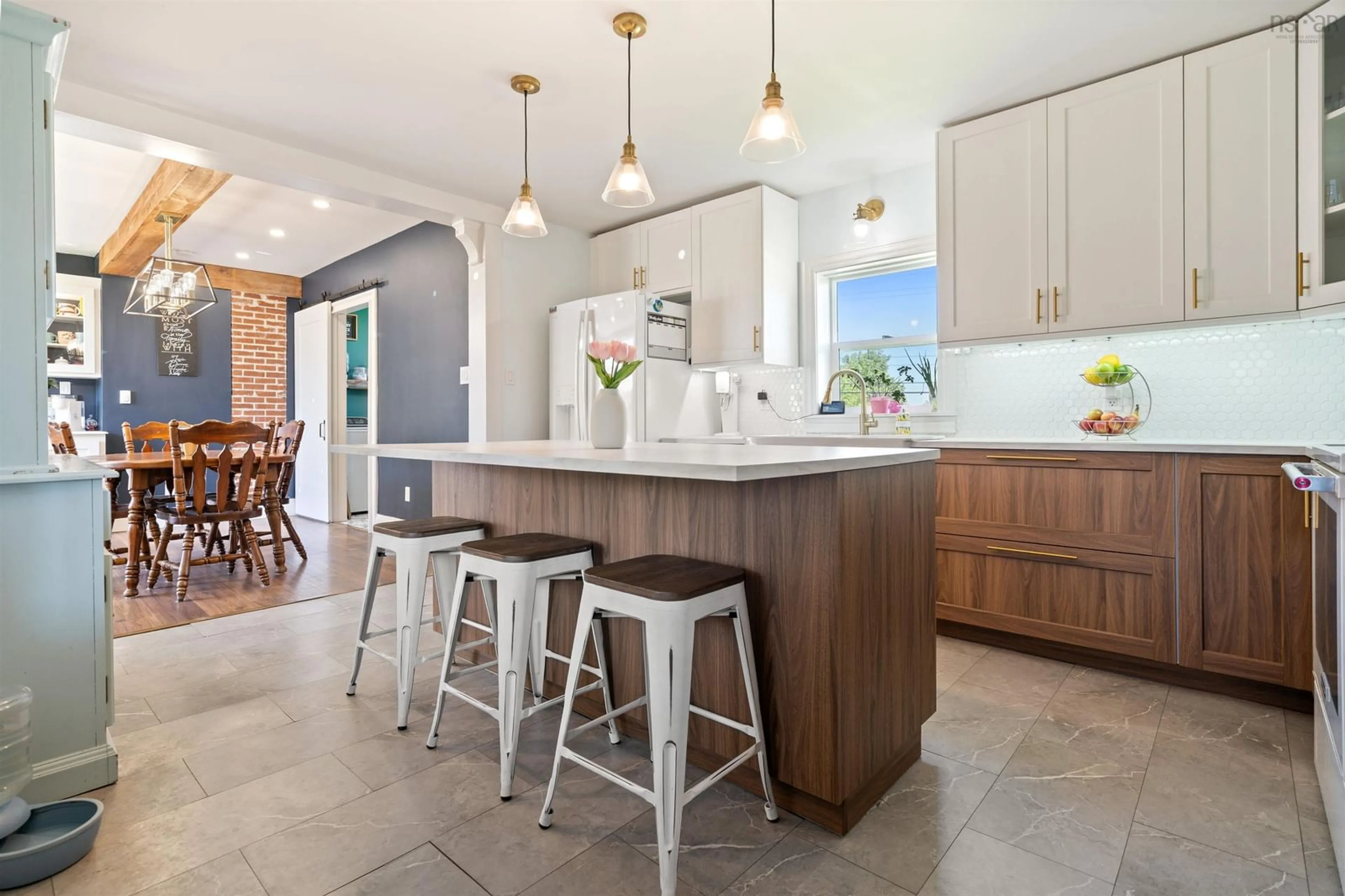 Open concept kitchen, ceramic/tile floor for 265 Truro Heights Rd, Truro Heights Nova Scotia B6L 1X5