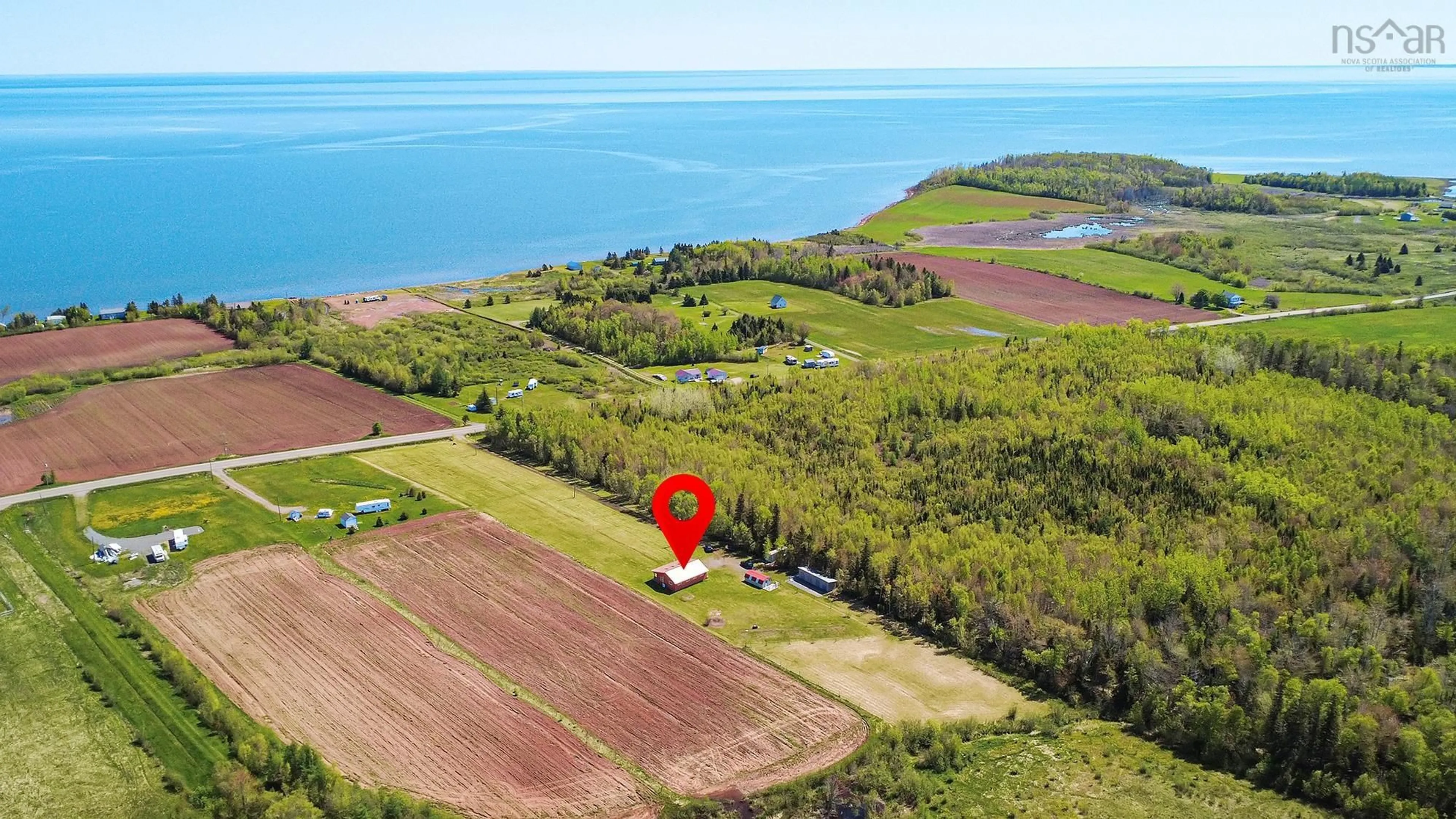 A pic from outside/outdoor area/front of a property/back of a property/a pic from drone, water/lake/river/ocean view for 7840 Highway 366, Northport Nova Scotia B4H 3Y2