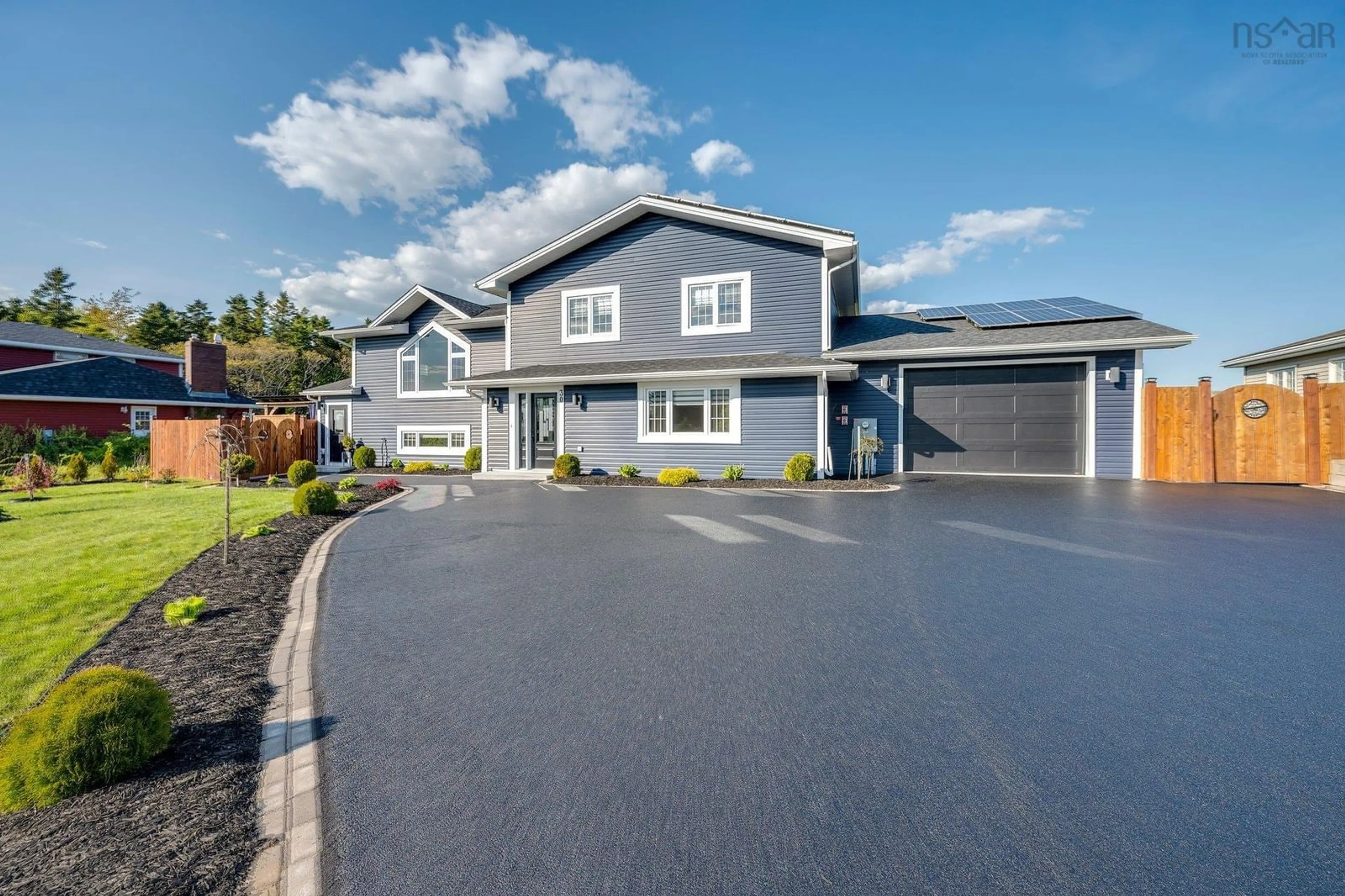Home with vinyl exterior material, street for 30 Bayswater Rd, Nantucket Nova Scotia B2W 4E3