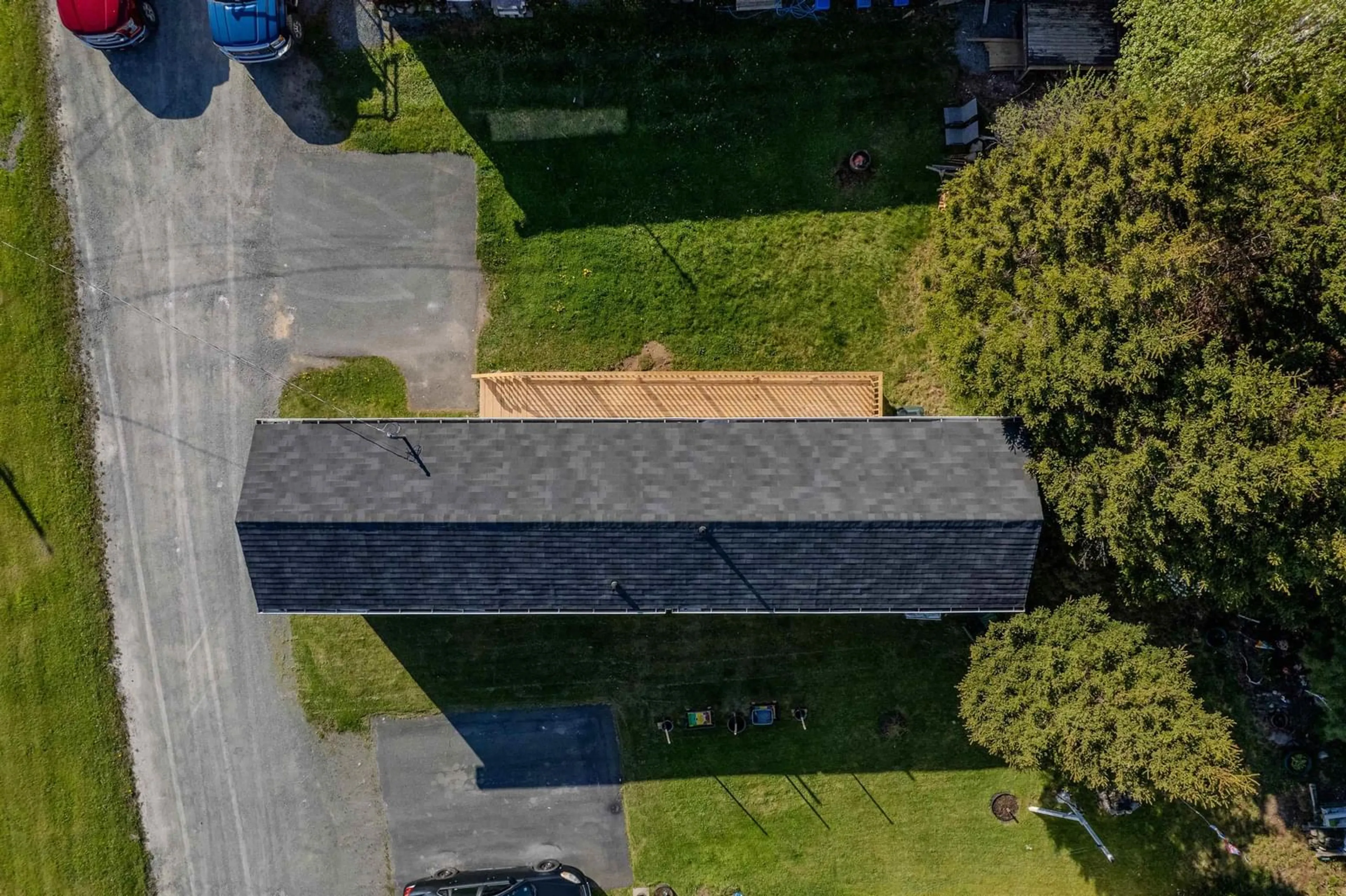 A pic from outside/outdoor area/front of a property/back of a property/a pic from drone, street for 61 Curry, Howie Centre Nova Scotia B1L 1G3