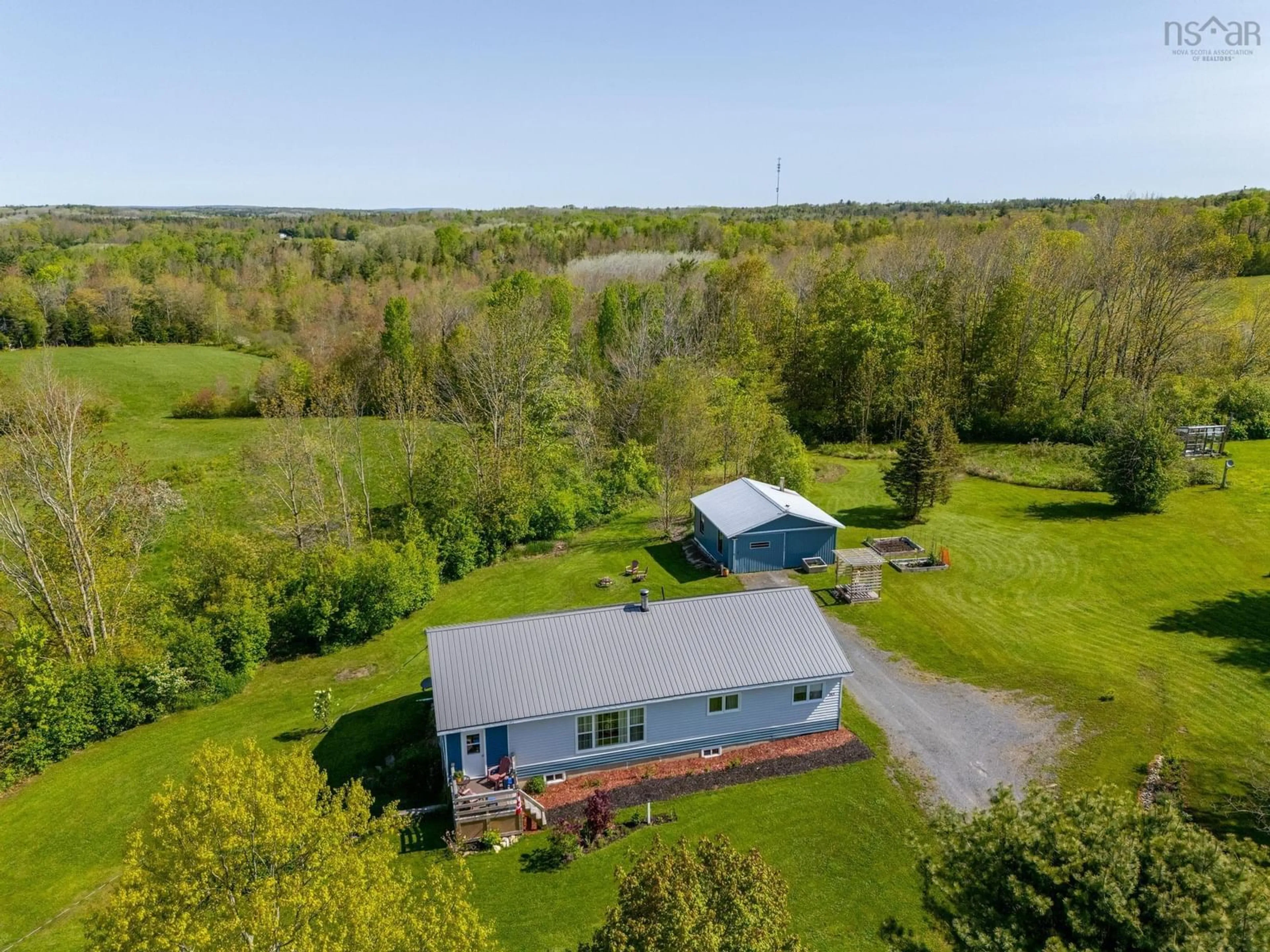 A pic from outside/outdoor area/front of a property/back of a property/a pic from drone, water/lake/river/ocean view for 161 Virginia Rd, Virginia East Nova Scotia B0S 1G0