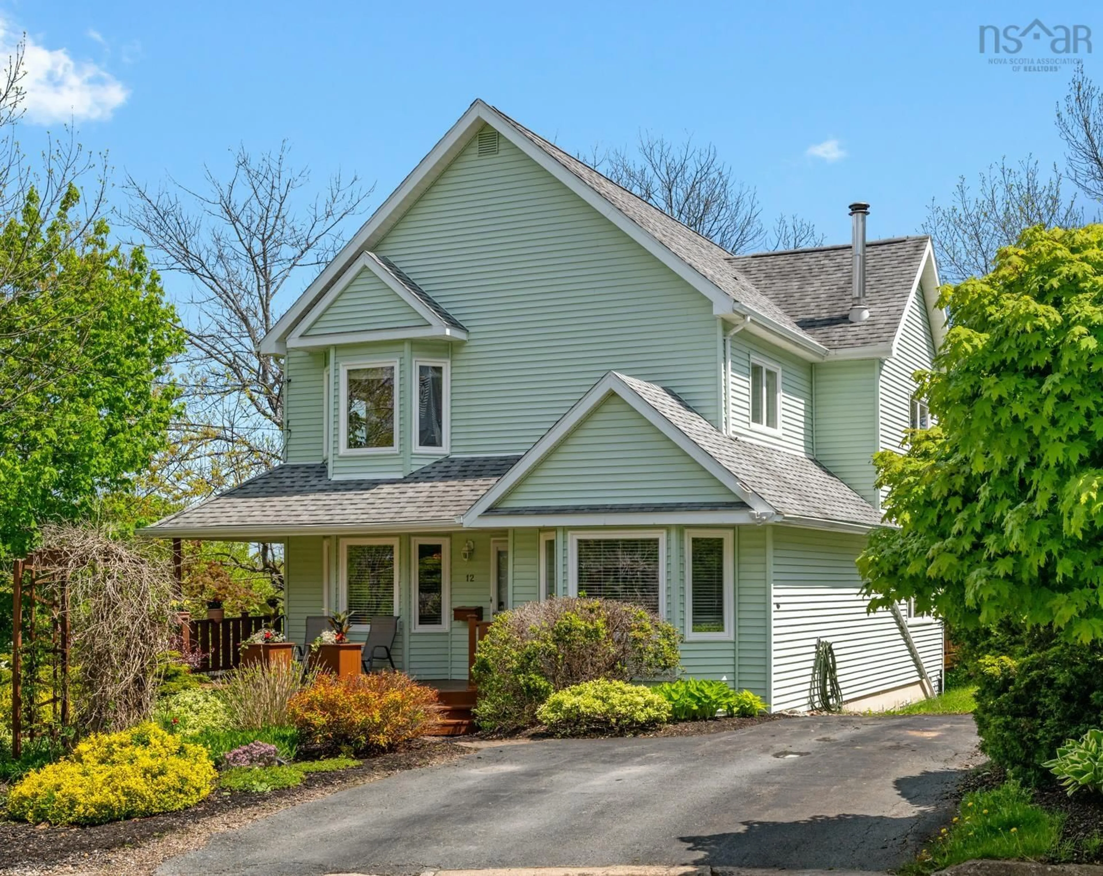 Home with vinyl exterior material, street for 12 Mount Royal Crt, Dartmouth Nova Scotia B3A 4R5