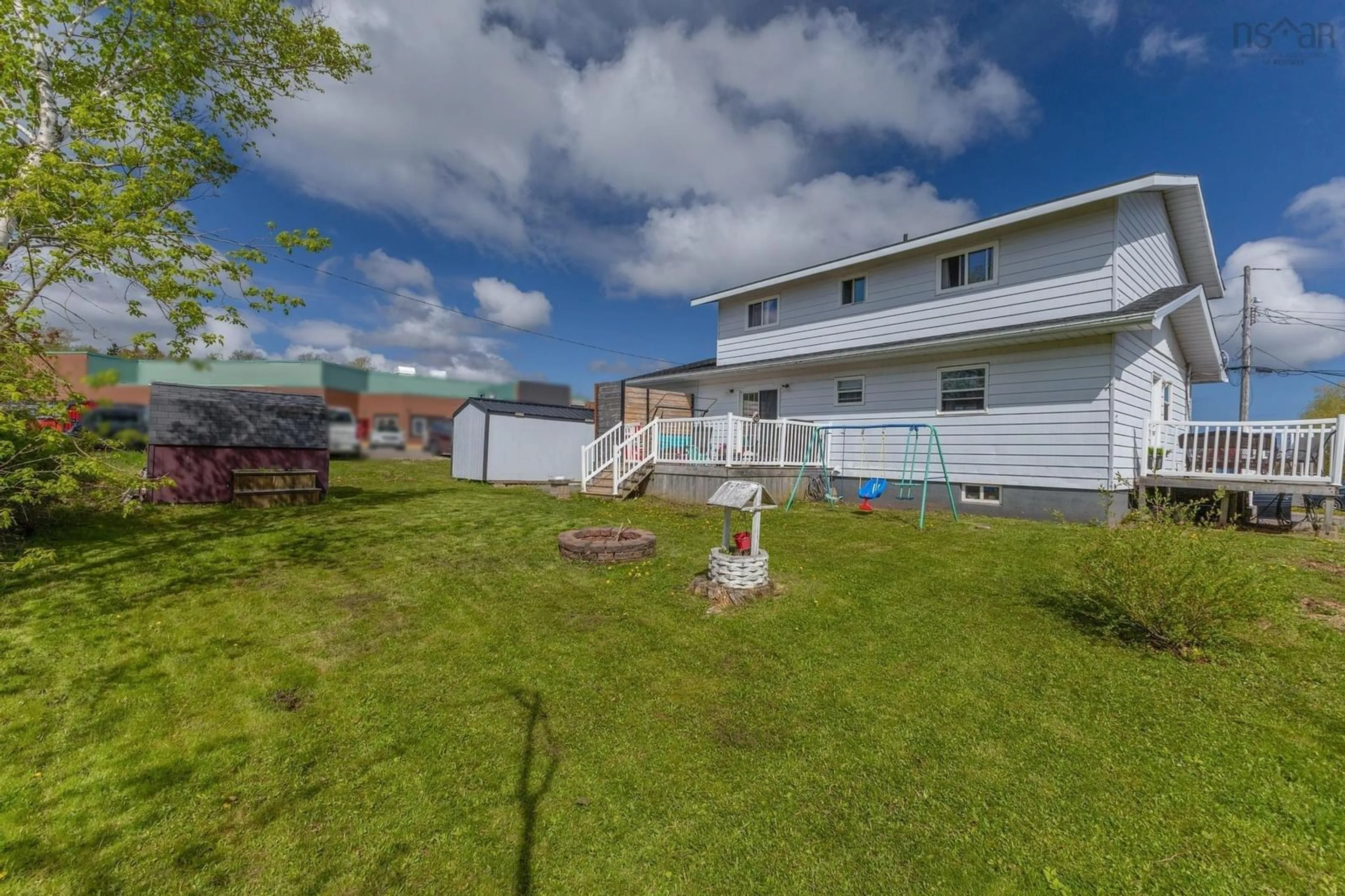 A pic from outside/outdoor area/front of a property/back of a property/a pic from drone, water/lake/river/ocean view for 460 Victoria Avenue Exten, New Glasgow Nova Scotia B2H 1W9