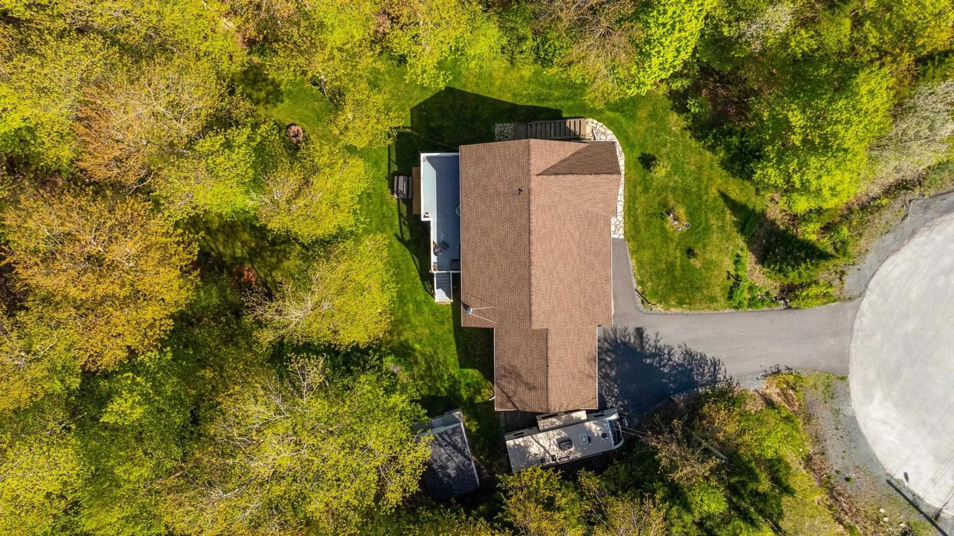A pic from outside/outdoor area/front of a property/back of a property/a pic from drone, street for 57 Lodge Ave, Hammonds Plains Nova Scotia B4B 1W2
