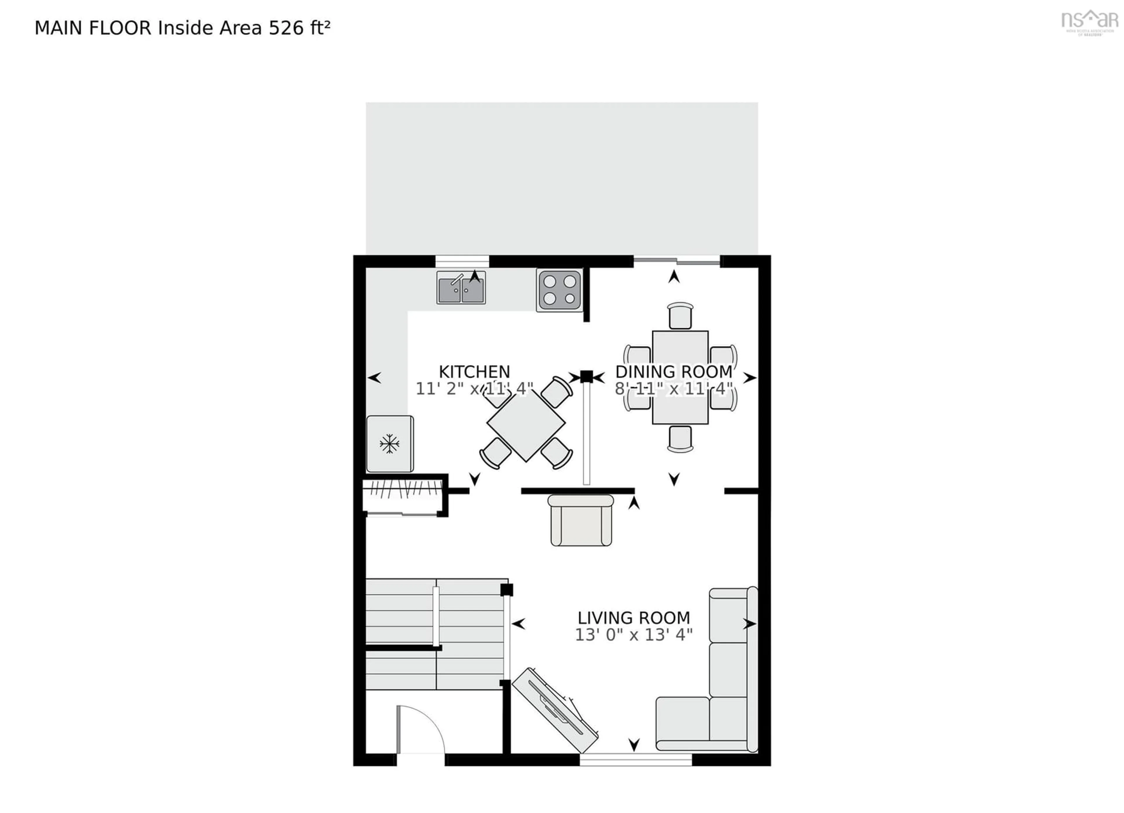 Floor plan for 34 Garrison Dr, Eastern Passage Nova Scotia B3G 1E5
