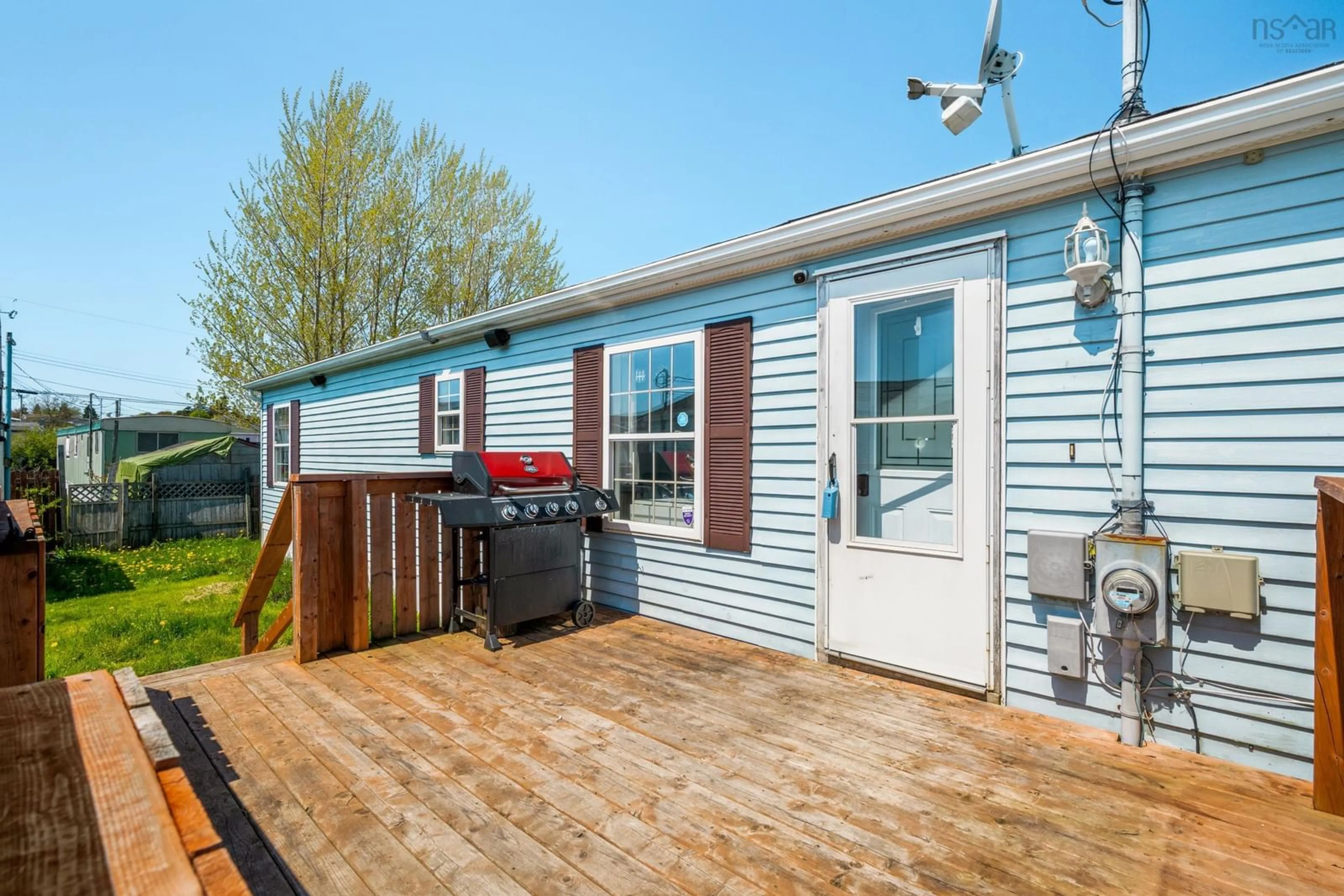 Home with vinyl exterior material, street for 3 Oak Lane, Eastern Passage Nova Scotia B3G 1A7