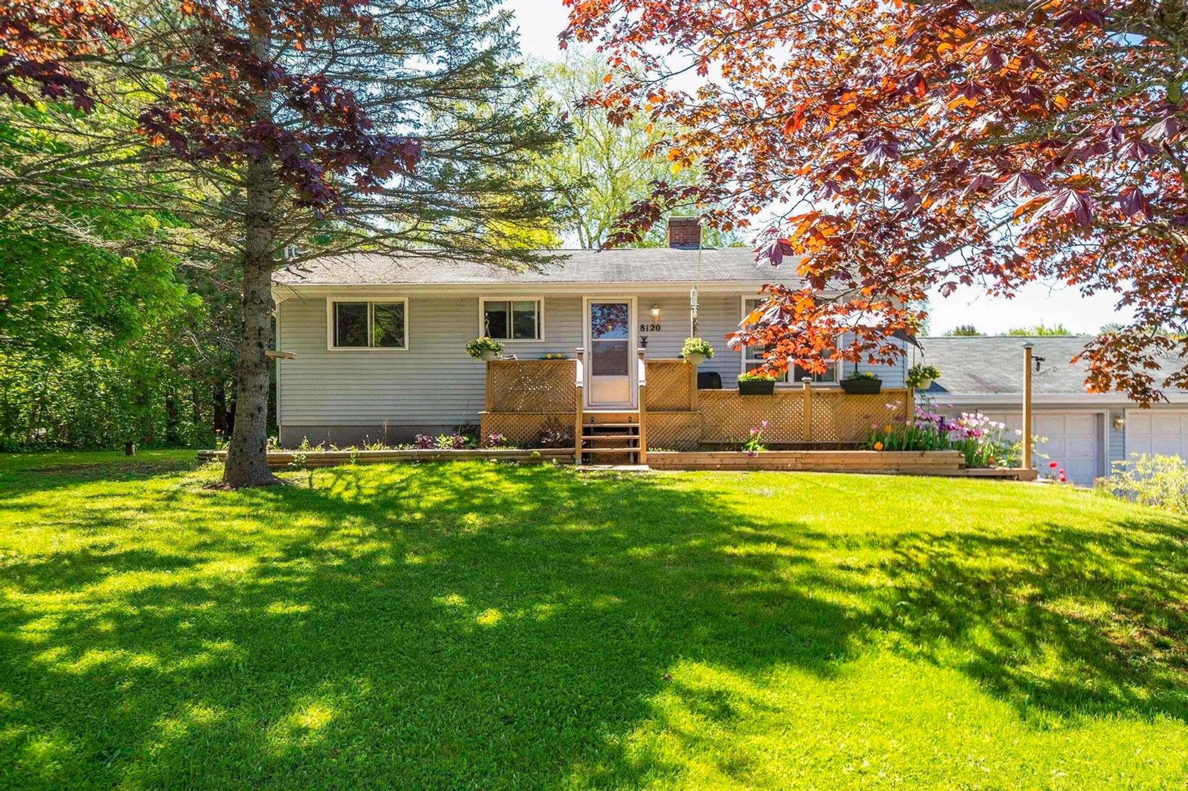 Home with vinyl exterior material, street for 8120 221 Hwy, Centreville Nova Scotia B0P 1J0