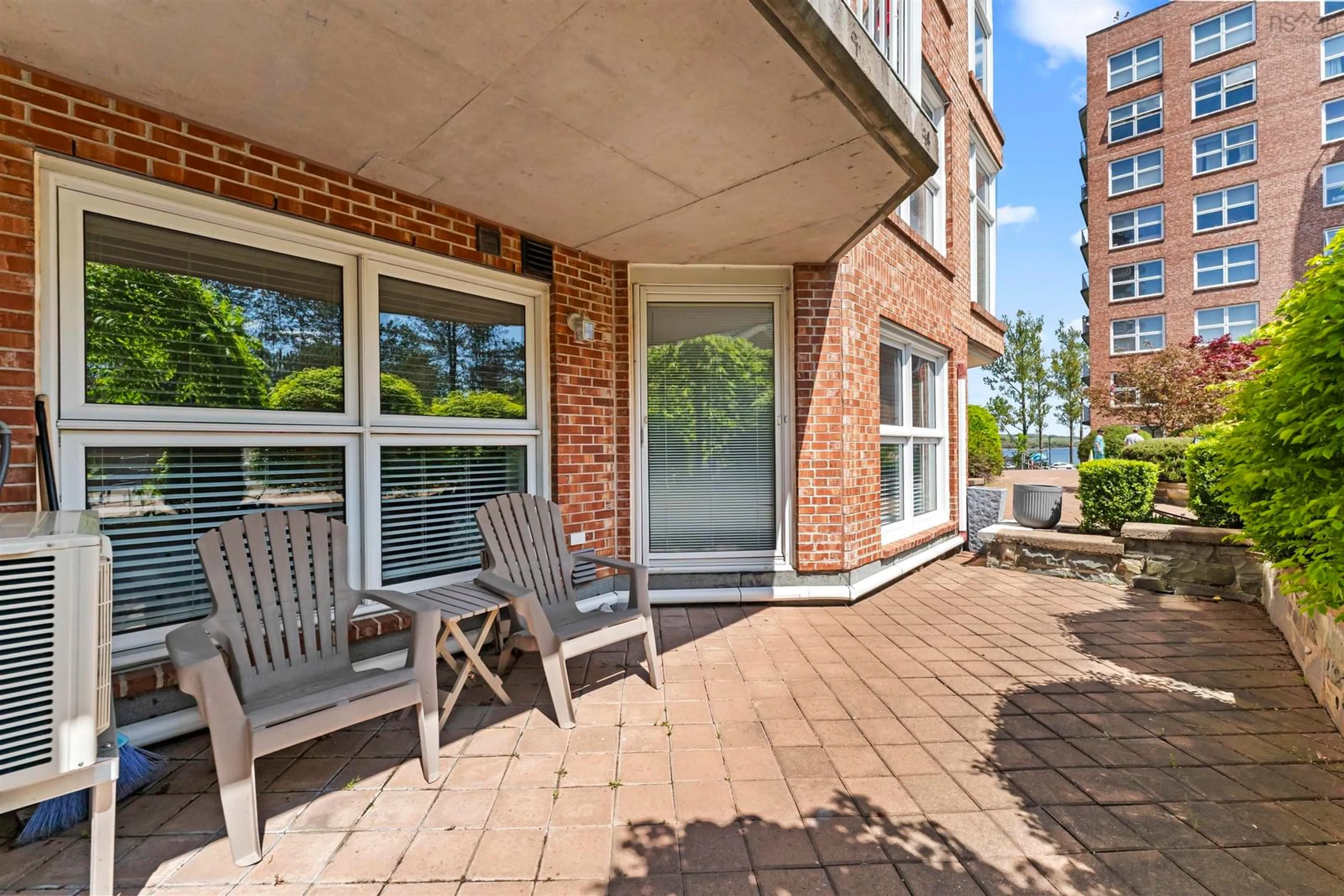 Patio, street for 89 Waterfront Dr #106, Bedford Nova Scotia B4K 4K4