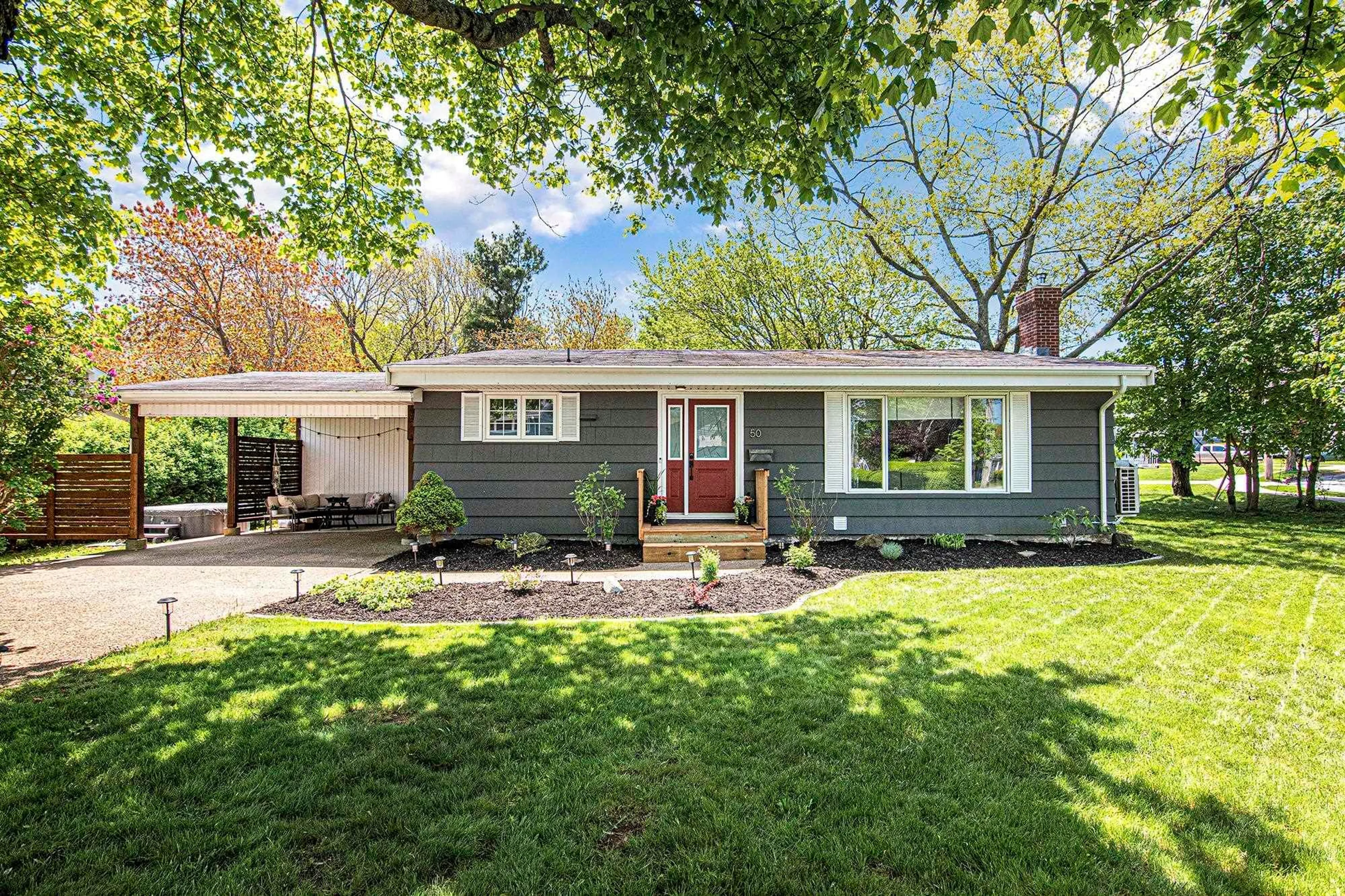 Home with vinyl exterior material, street for 50 Canary Cres, Halifax Nova Scotia B3M 1R1